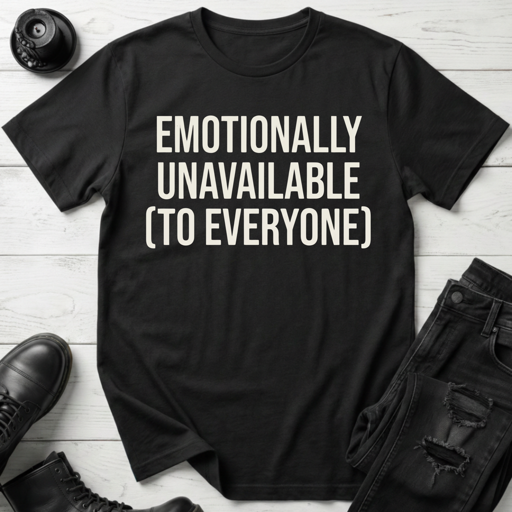 Emotionally Unavailable To Everyone T-Shirt