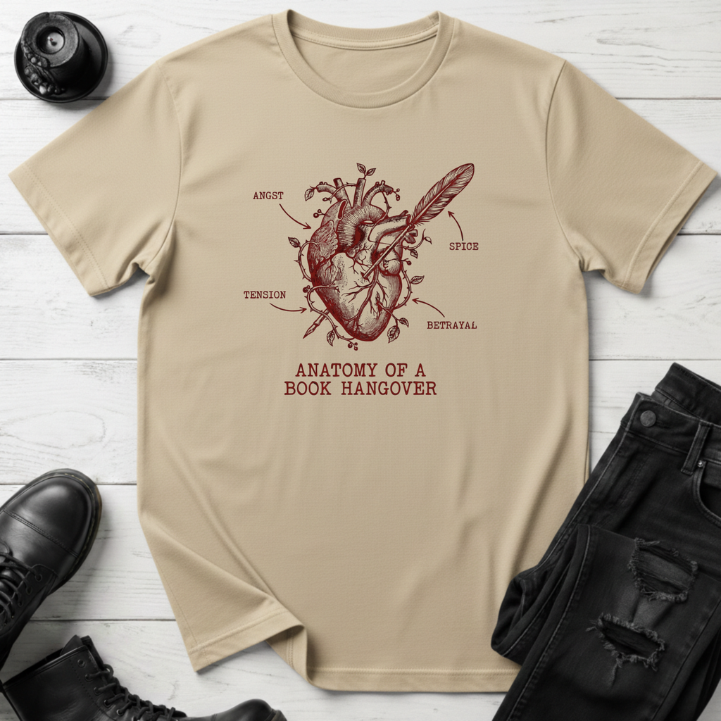 Anatomy of a Book Hangover T-Shirt