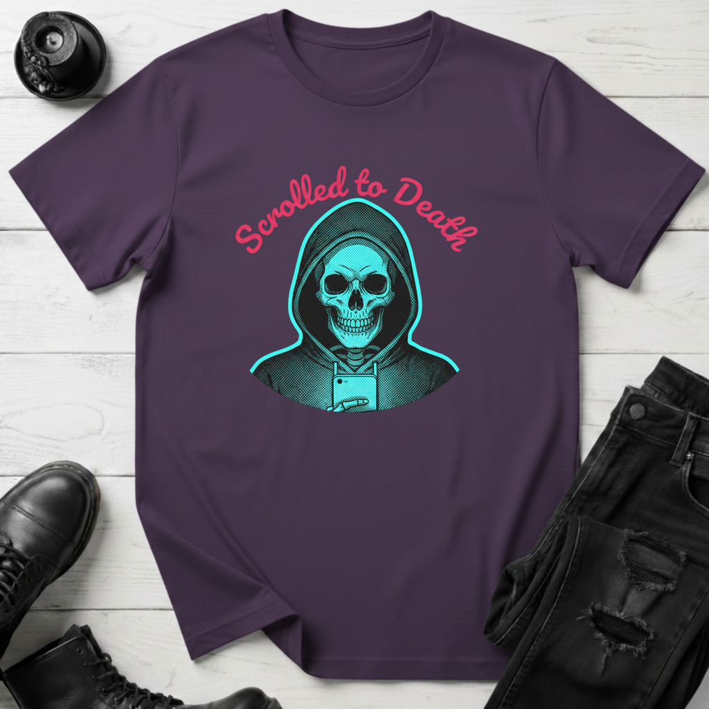 Scrolled To Death Doom Scroller T-Shirt