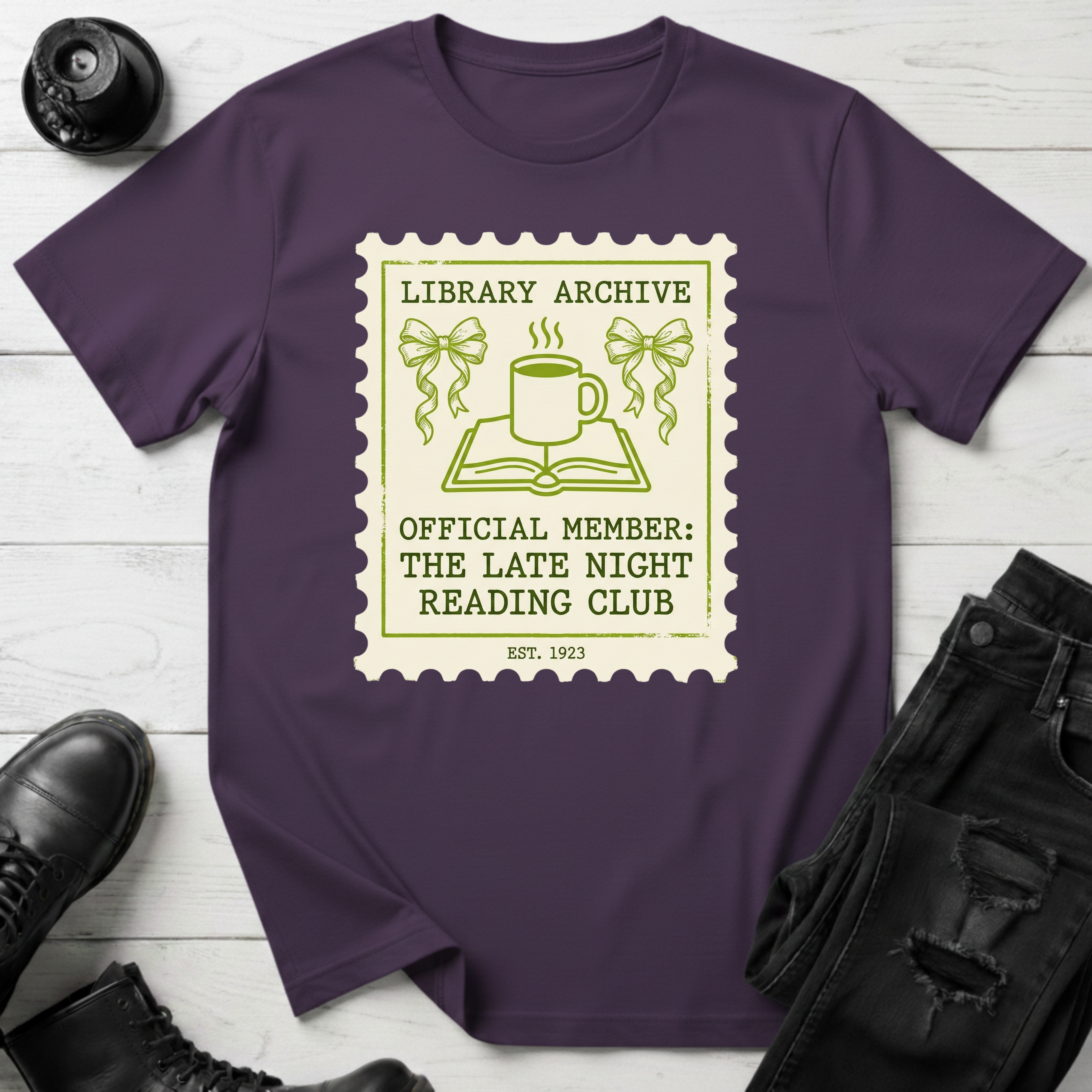 Library Archive Stamp T-Shirt