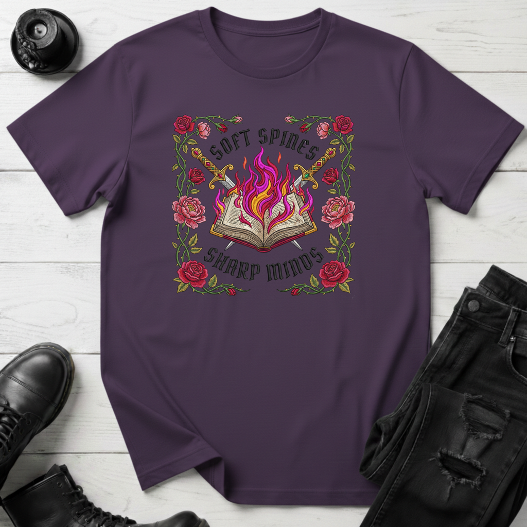Soft Spines Sharp Minds T-Shirt