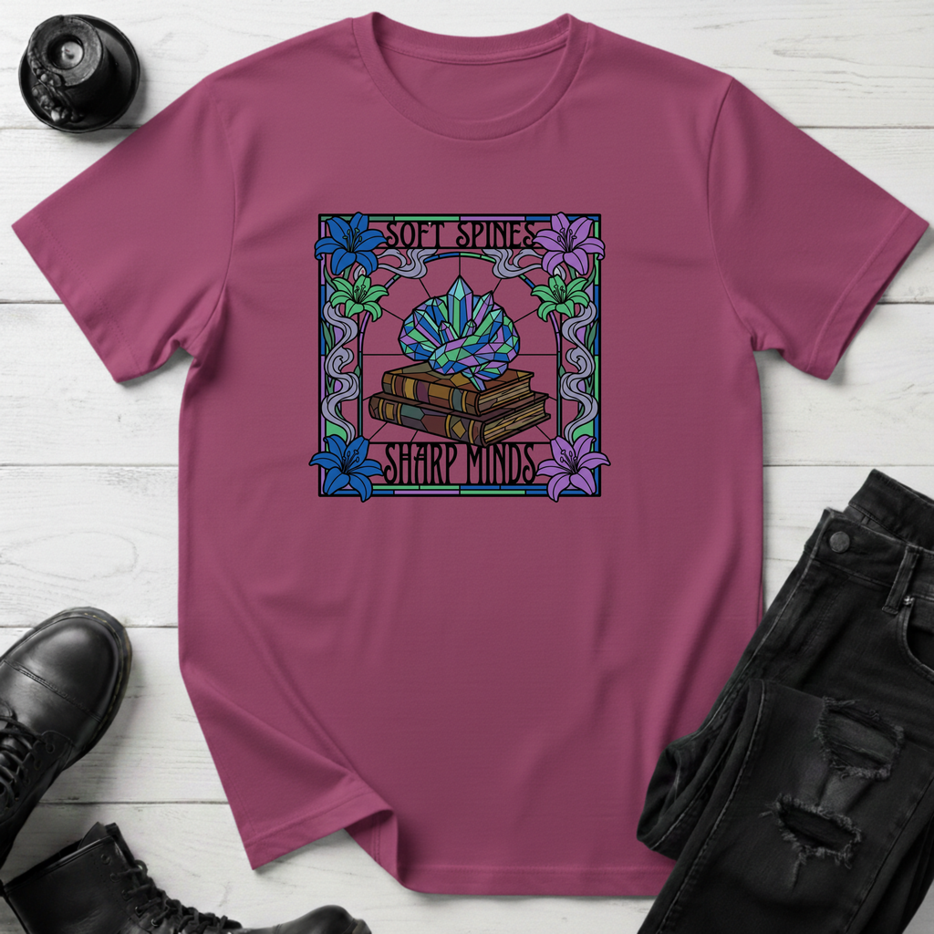 Soft Spine Sharp Minds T-Shirt