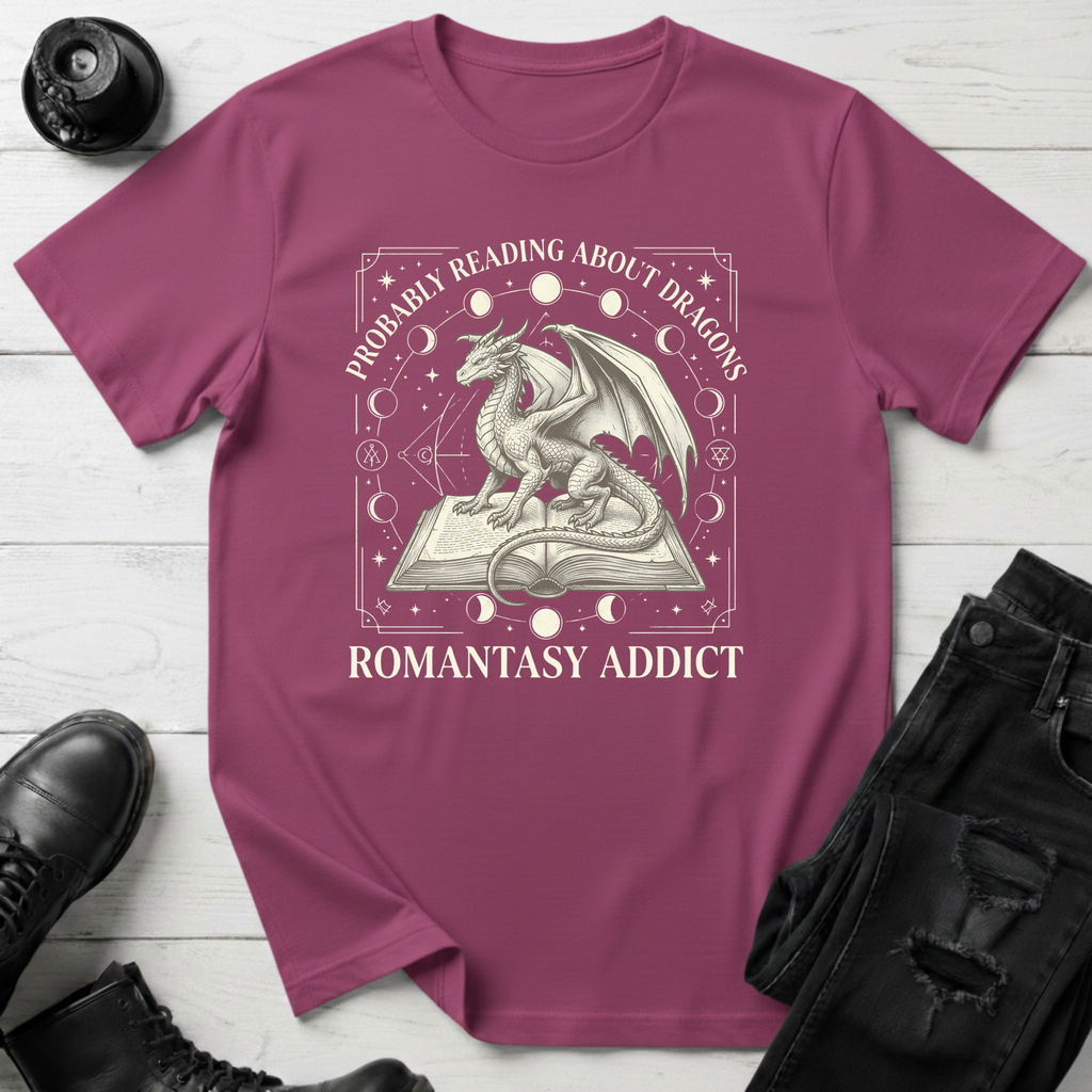 Probably Reading About Dragons T-Shirt