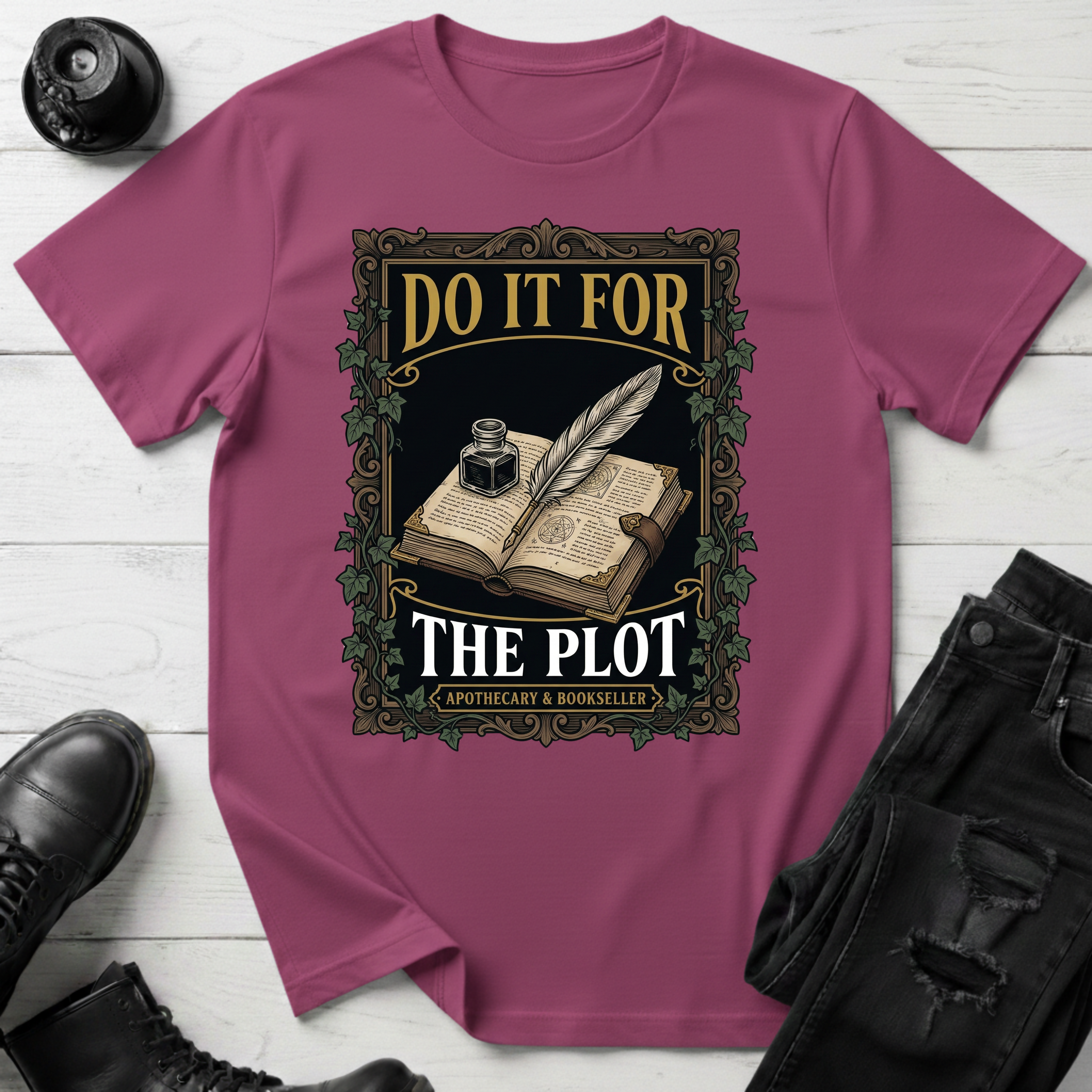 Do It For The Plot Apothecary T-Shirt