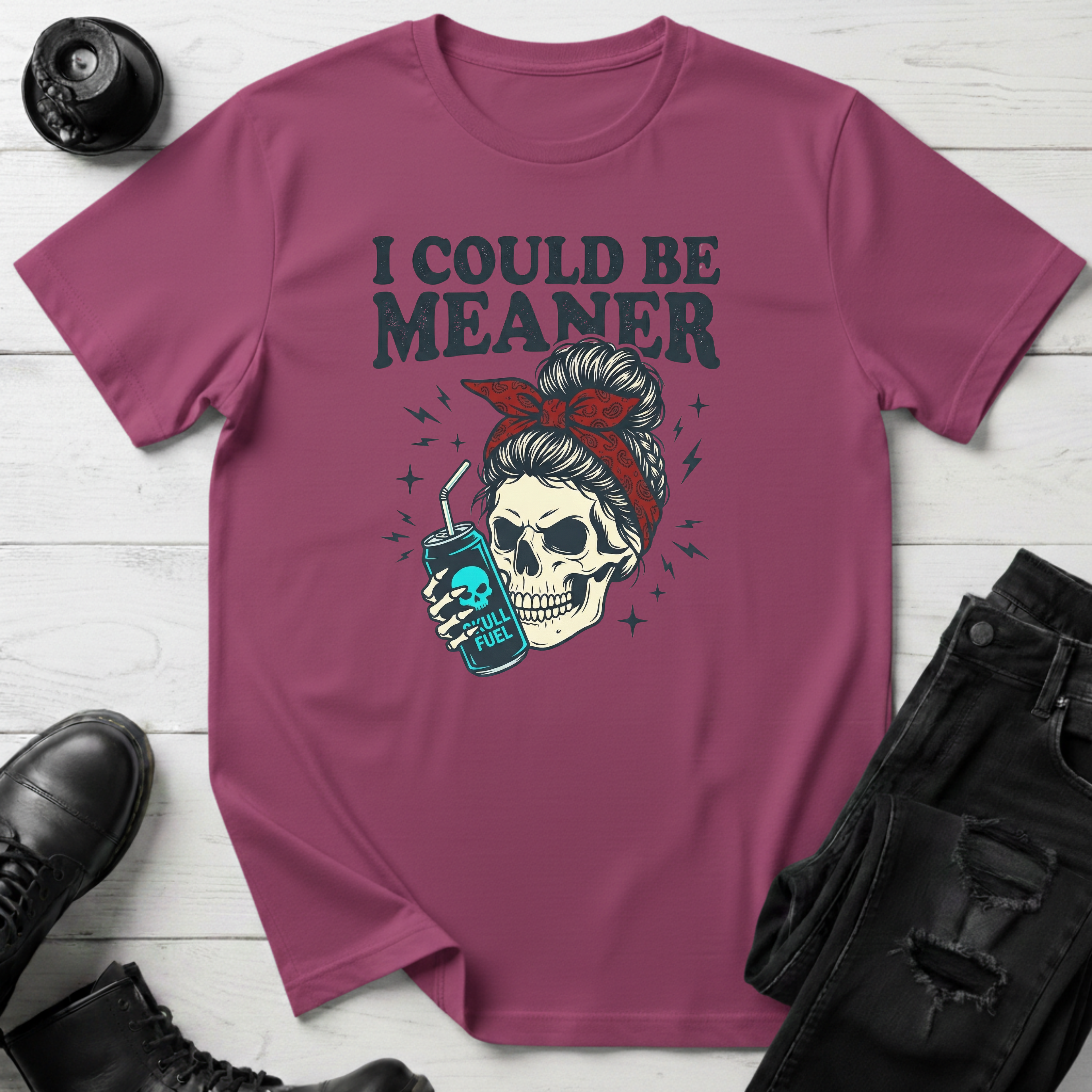 I Could Be Meaner (Energy Drink) T-Shirt