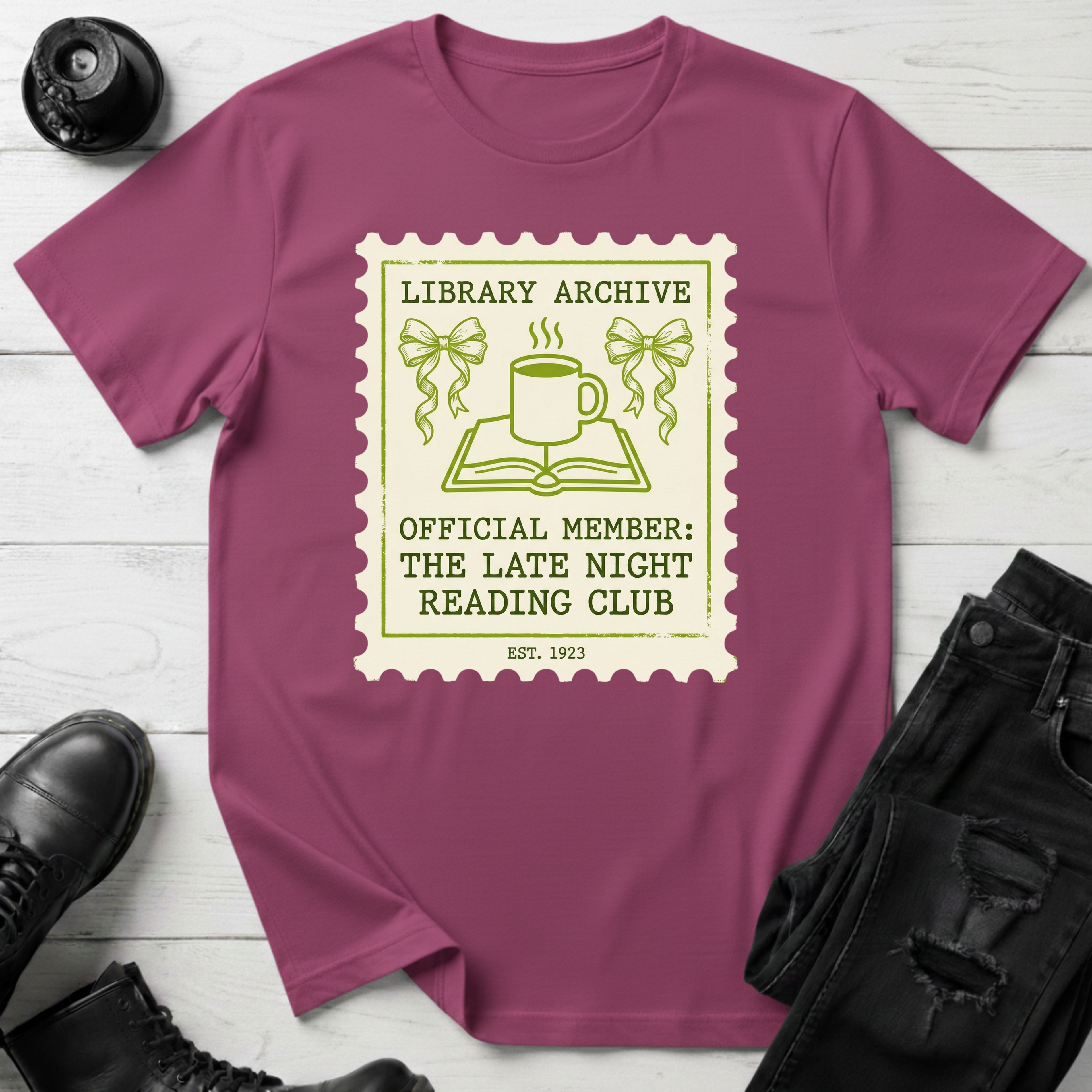 Library Archive Stamp T-Shirt