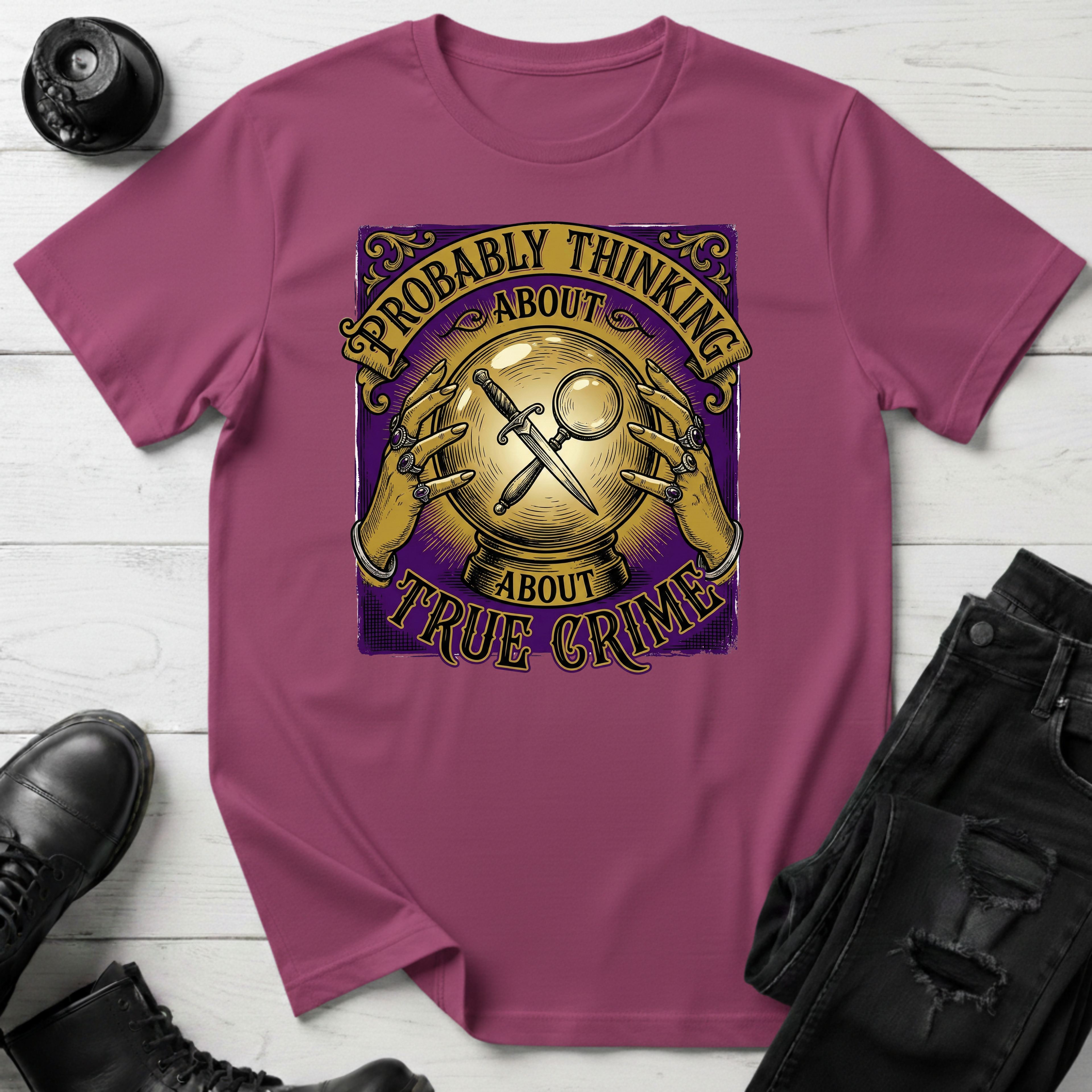 Crystal Ball, True Crime T-shirt