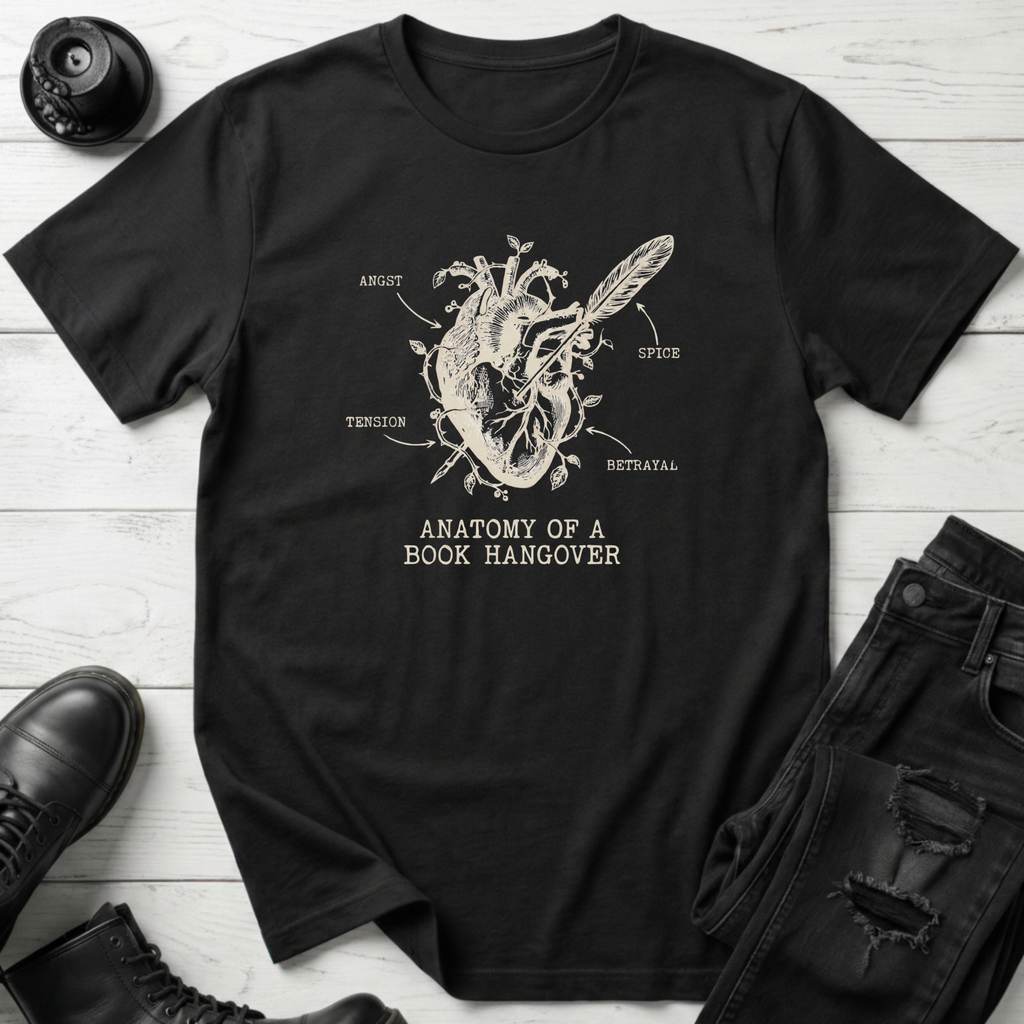 Anatomy of a Book Hangover T-Shirt