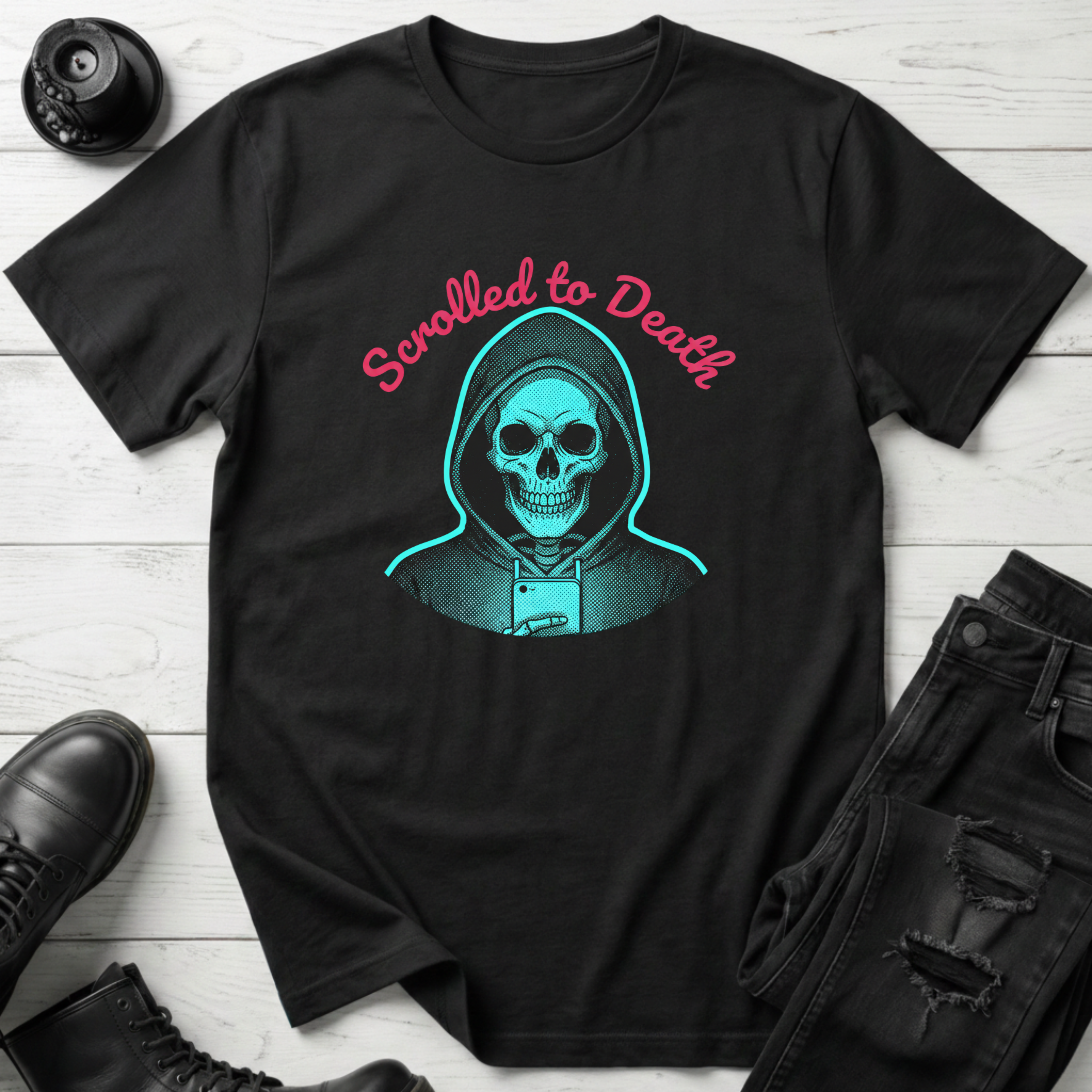 Scrolled To Death Doom Scroller T-Shirt