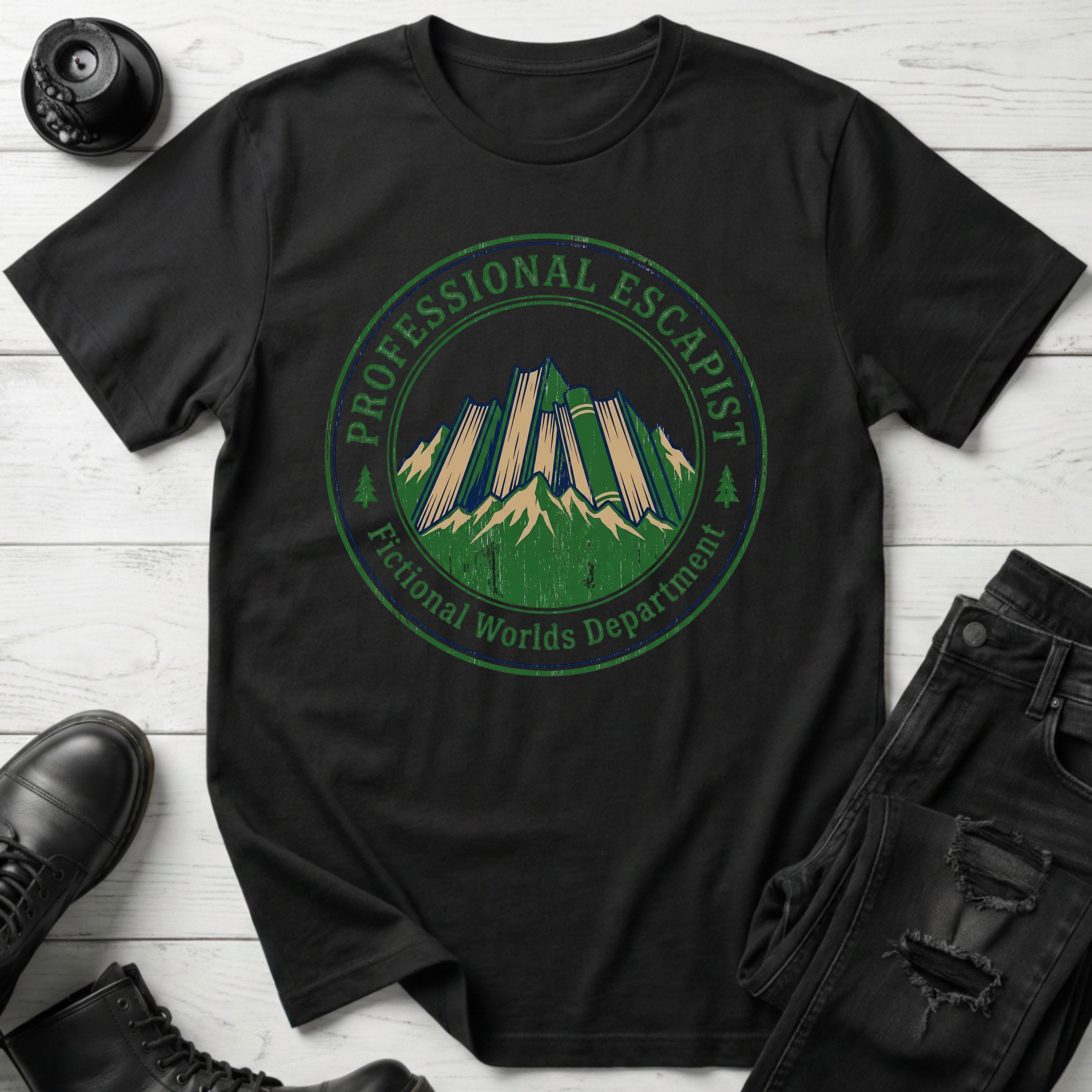 Professional Escapist: Other Worlds Department T-Shirt