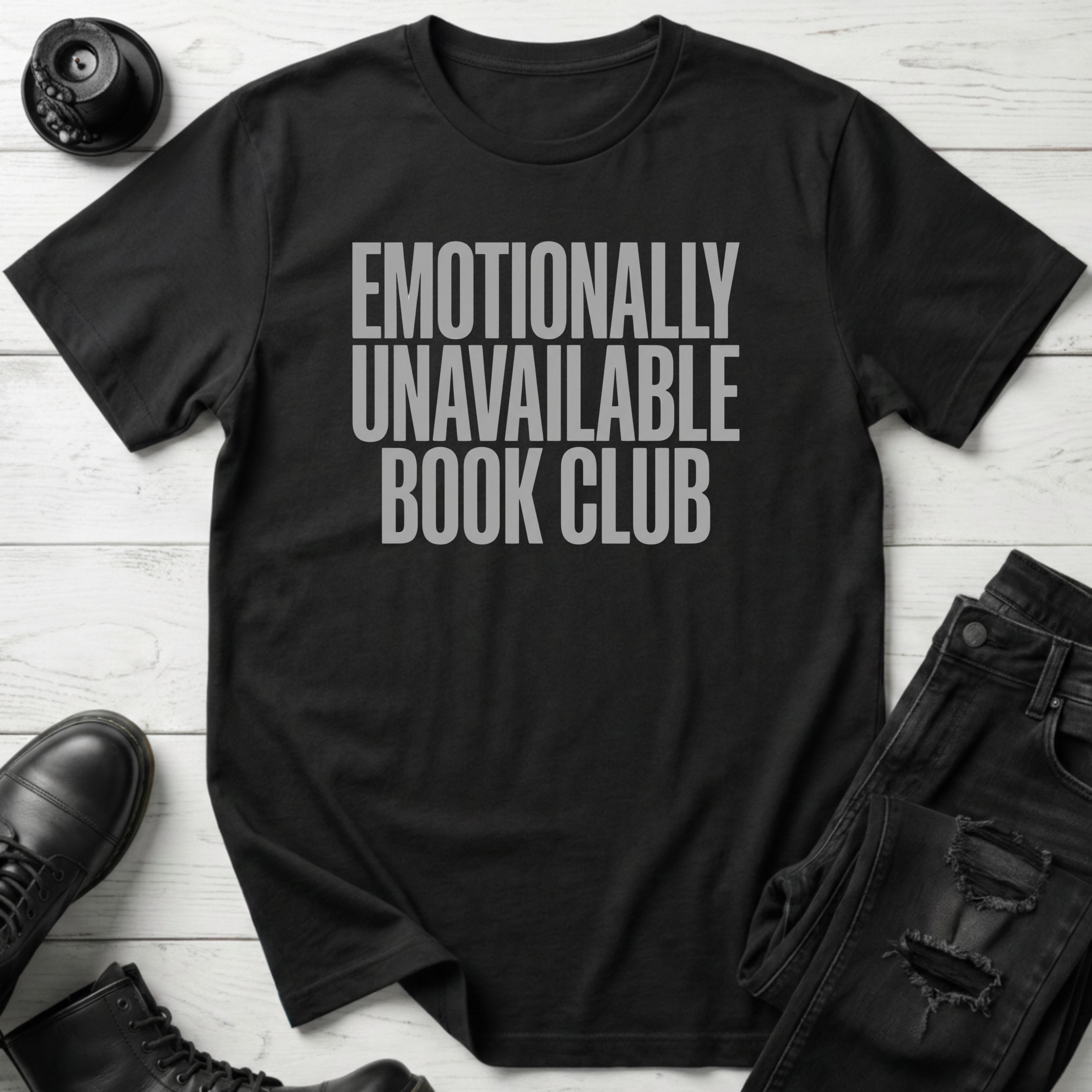 Emotionally Unavailable Book Club T-Shirt