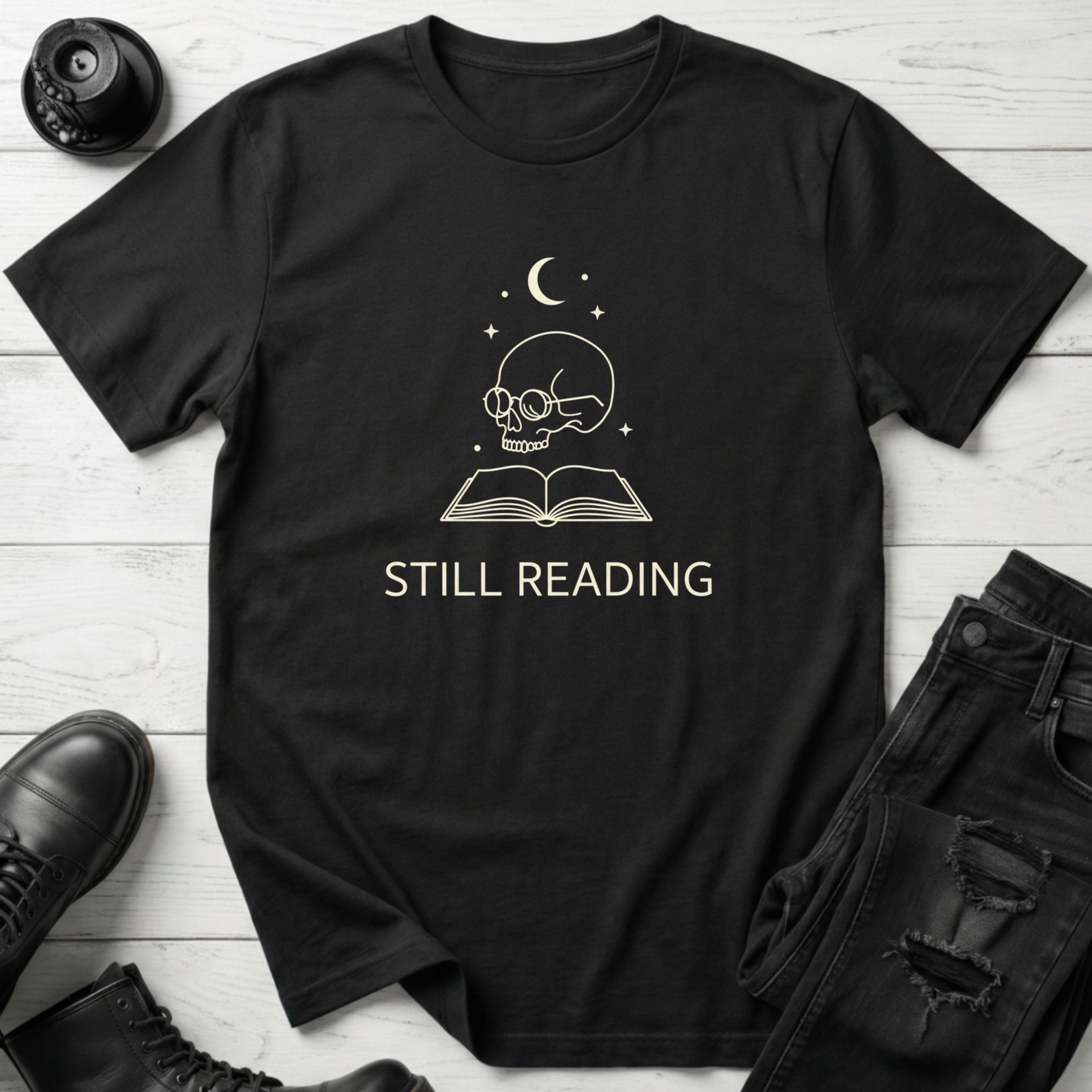 Still Reading Midnight Readers T-Shirt