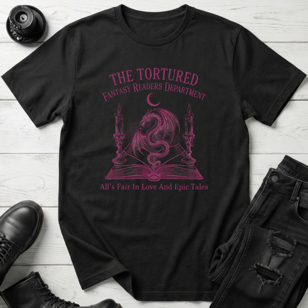 Tortured Fantasy Readers Department T-Shirt