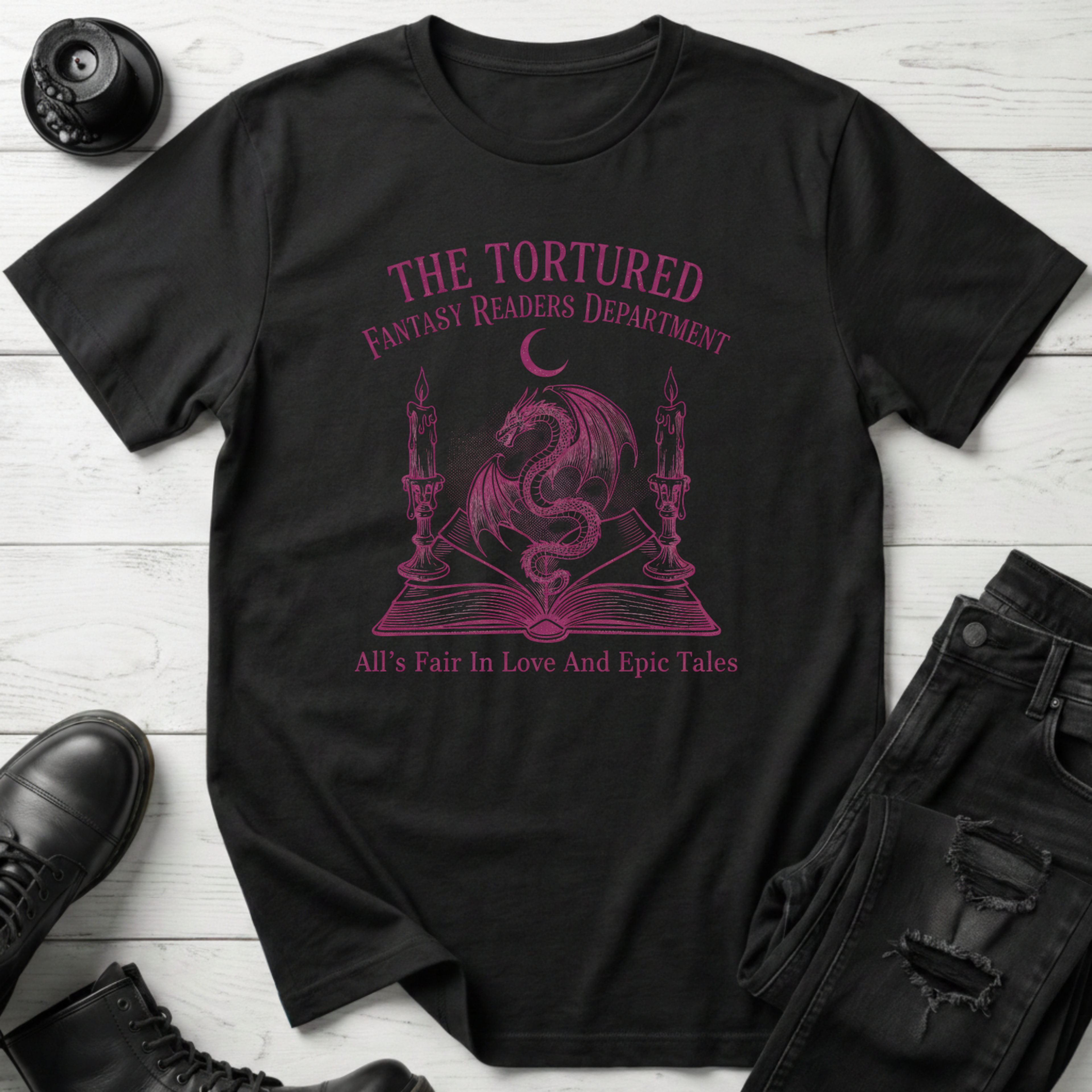 Tortured Fantasy Readers Department T-Shirt