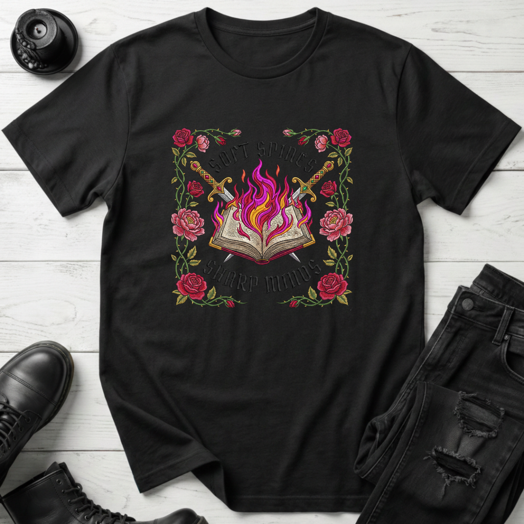 Soft Spines Sharp Minds T-Shirt
