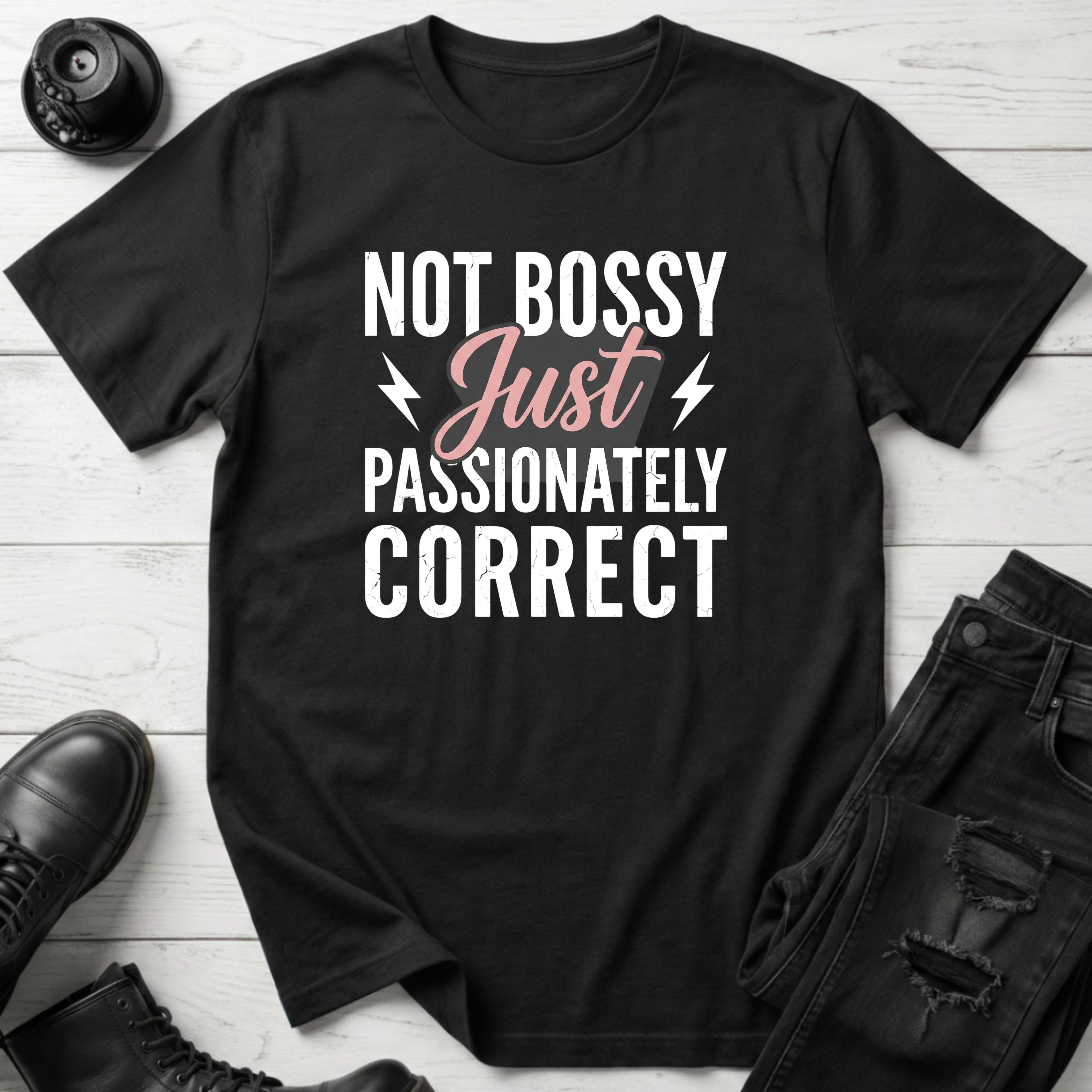 Not Bossy Just Passionately Correct T-Shirt