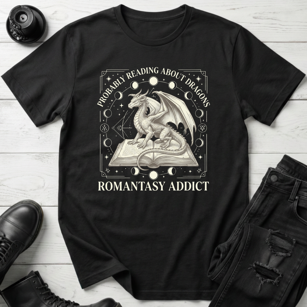 Probably Reading About Dragons T-Shirt