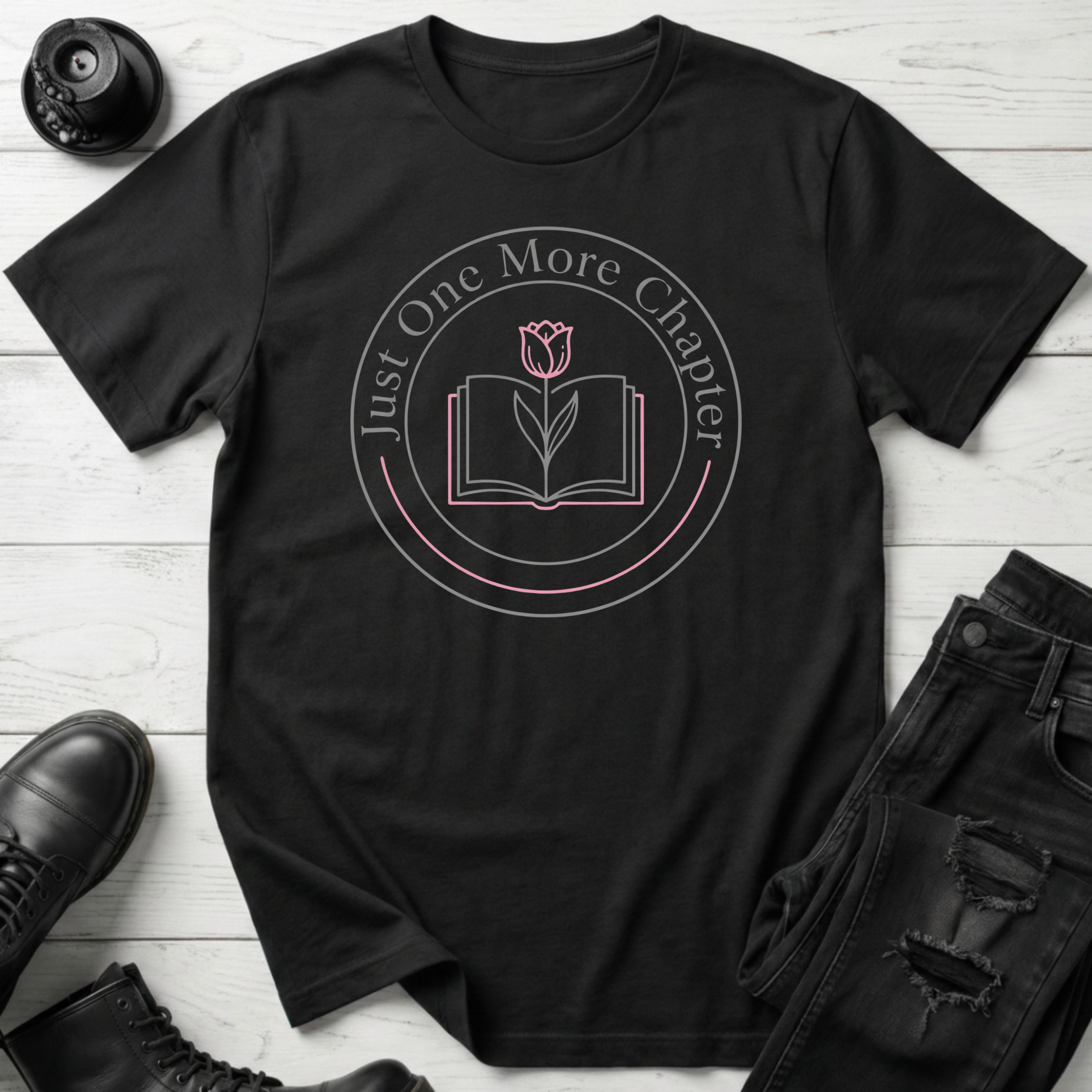 Just One More Chapter (Tulip) T-Shirt