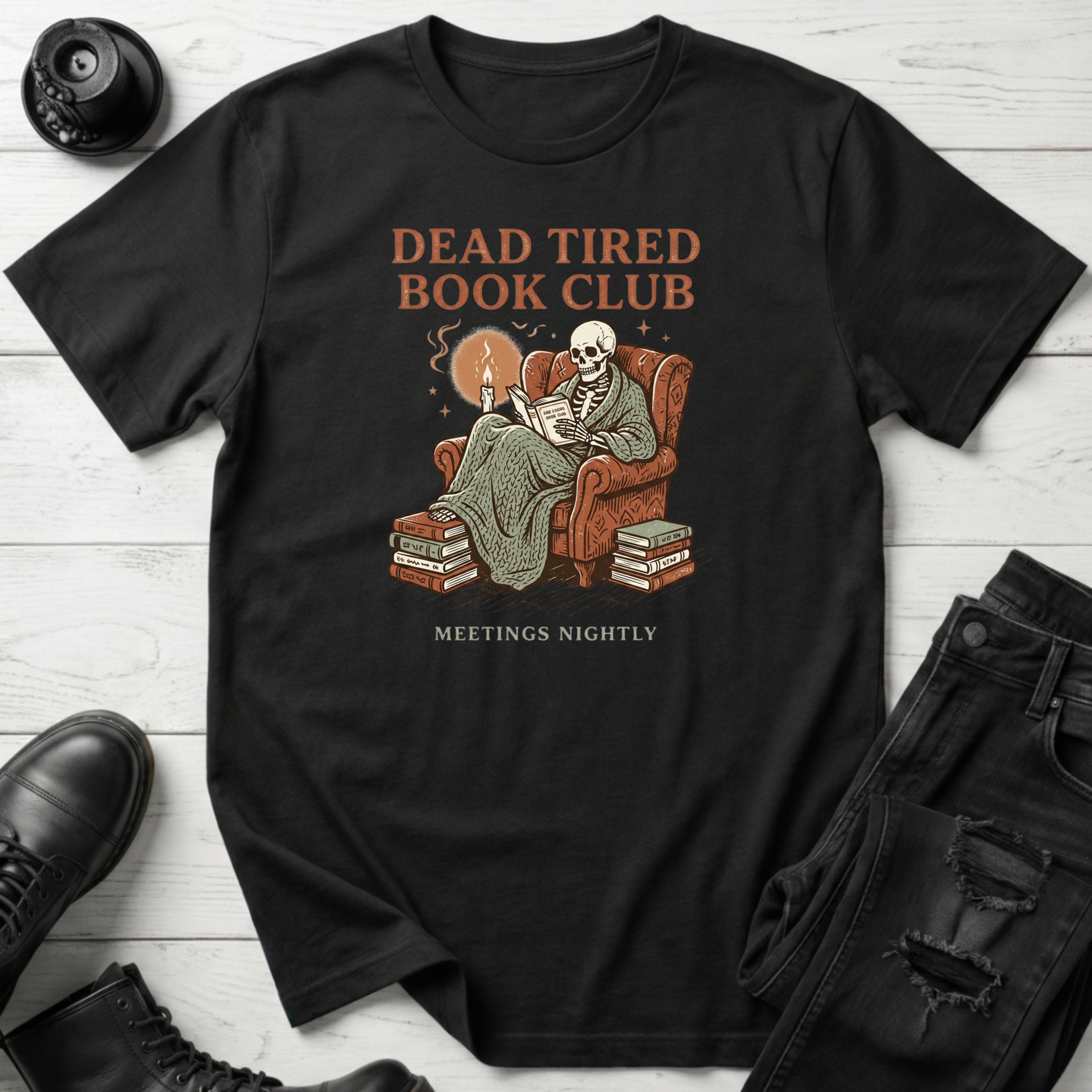 Dead Tired Reading Club T-Shirt