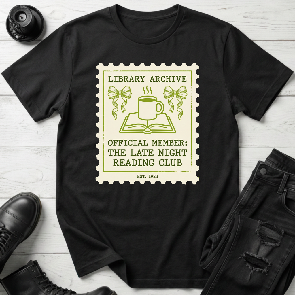 Library Archive Stamp T-Shirt
