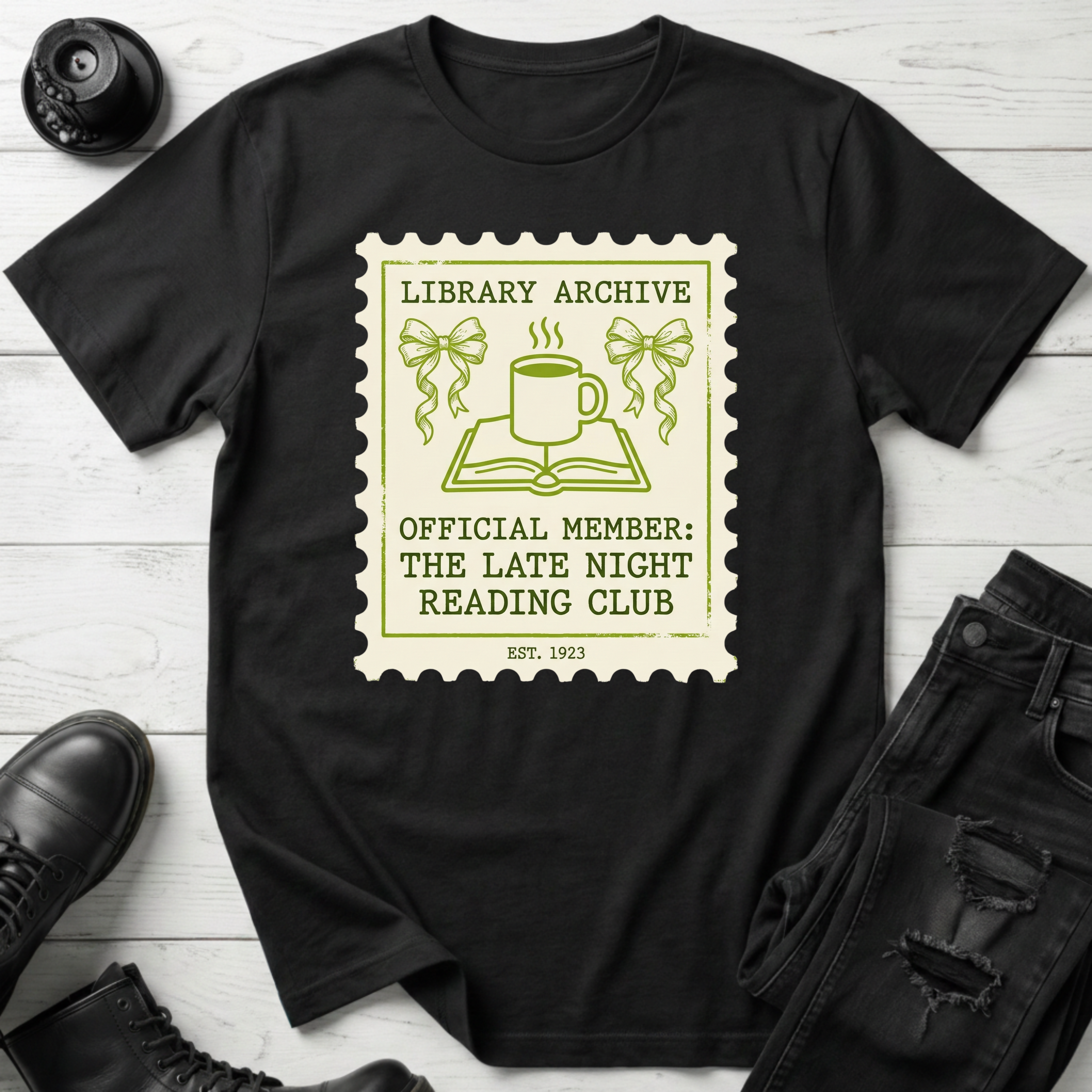 Library Archive Stamp T-Shirt