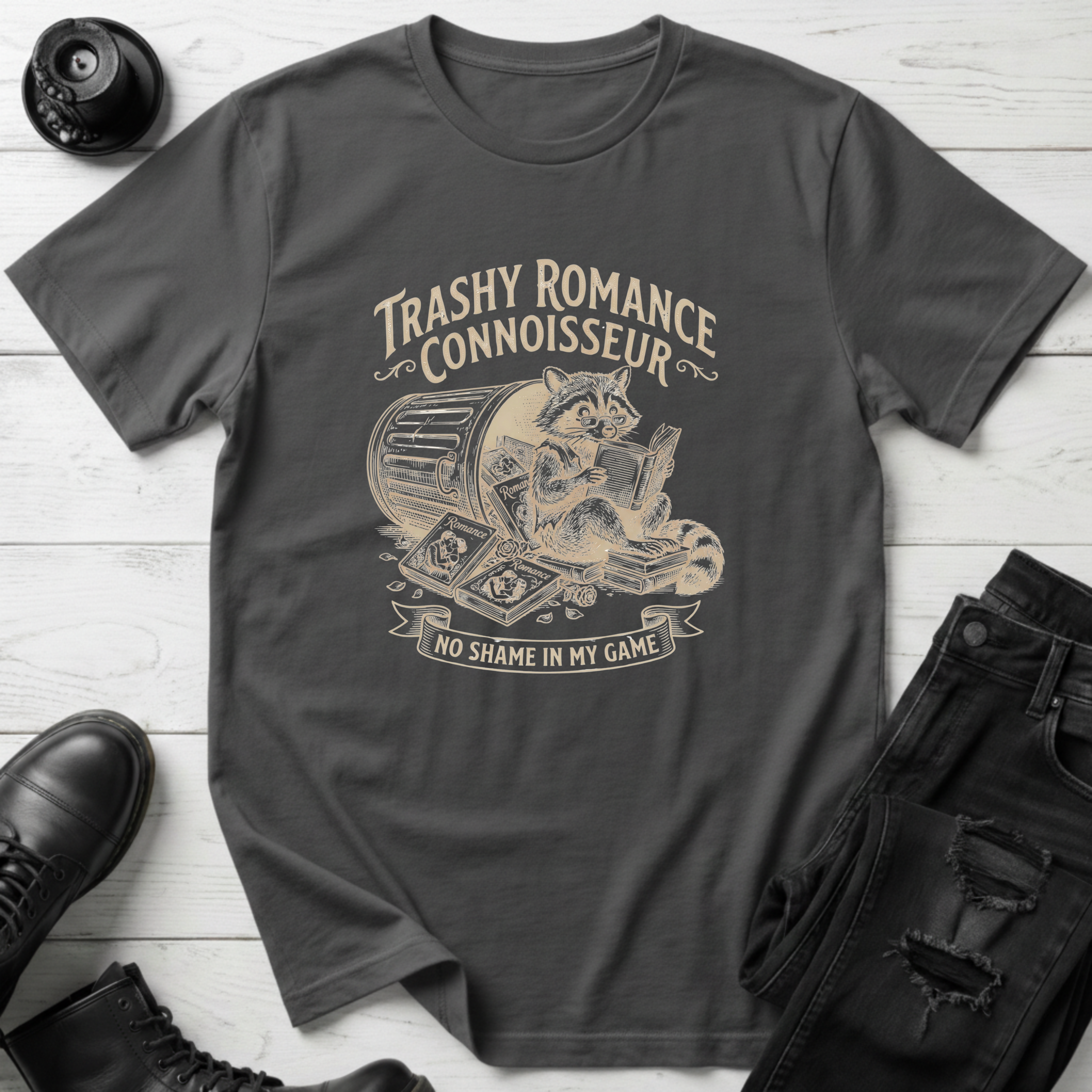 Trashy Romance Raccoon T-Shirt