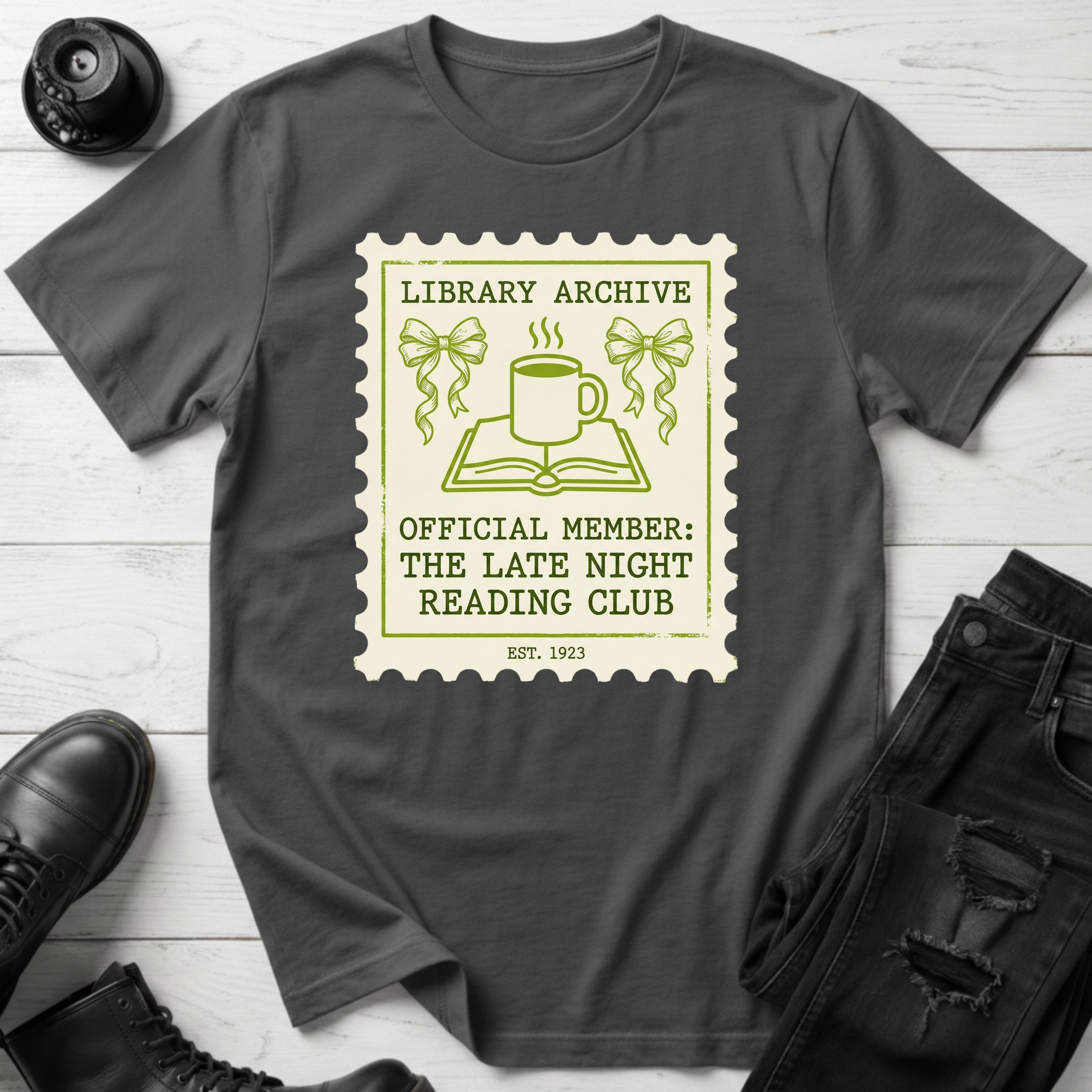 Library Archive Stamp T-Shirt