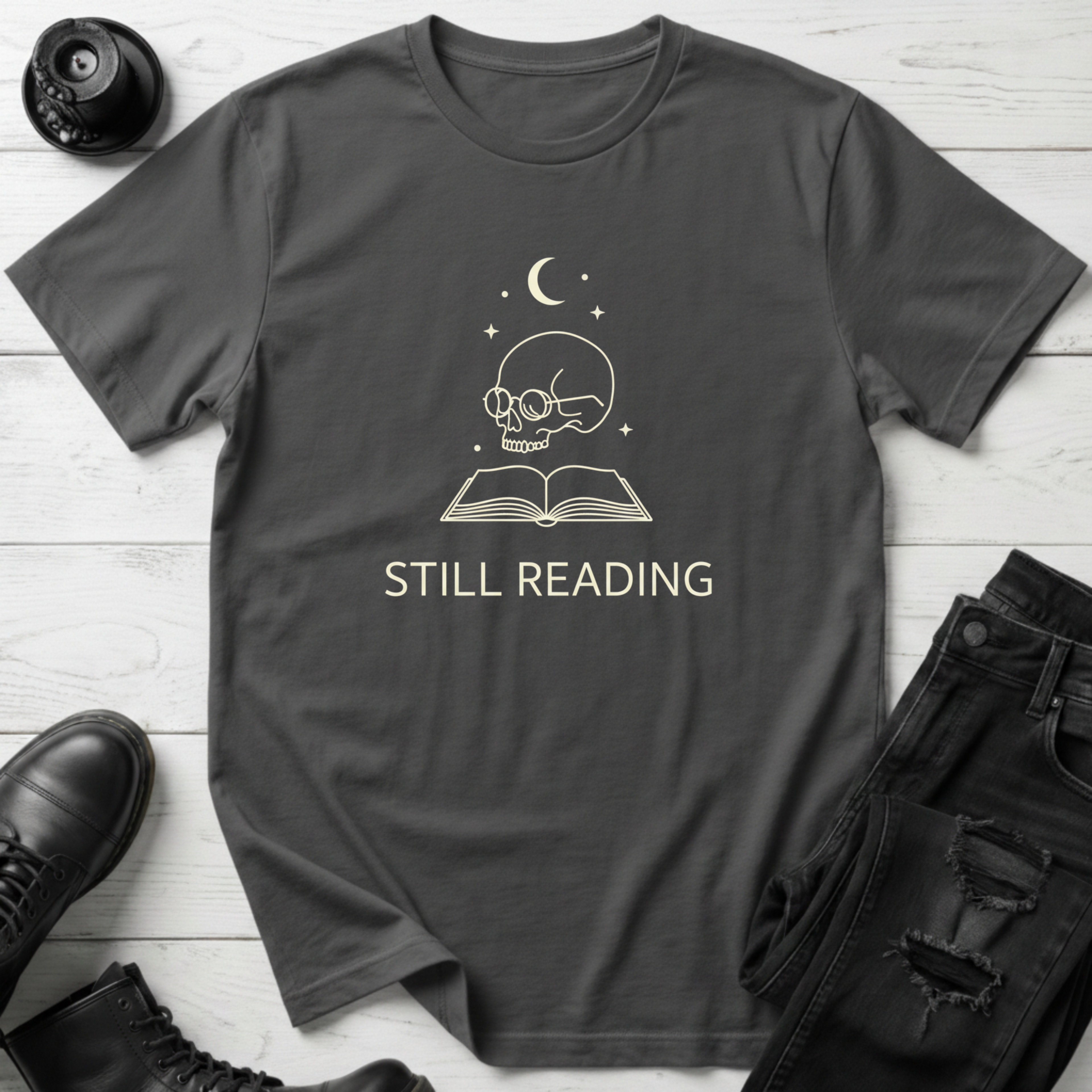 Still Reading Midnight Readers T-Shirt