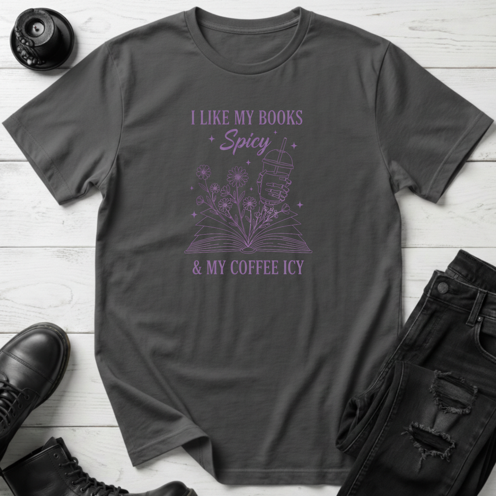 Books Spicy/Coffee Icy T-shirt