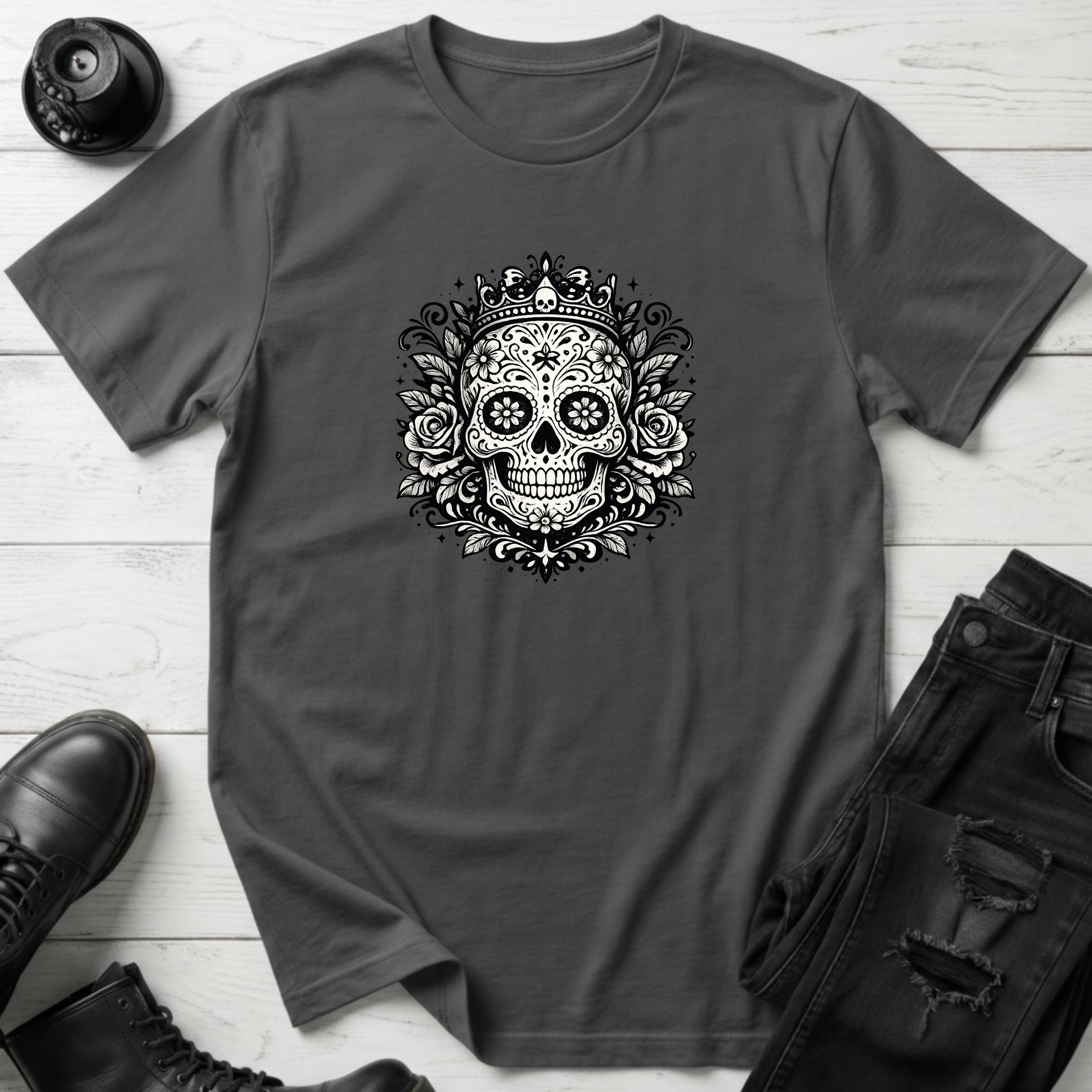 Crowned Sugar Skull T-Shirt