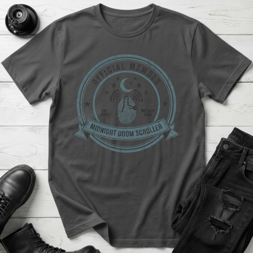 Midnight Doom Scroller Official Member T-Shirt