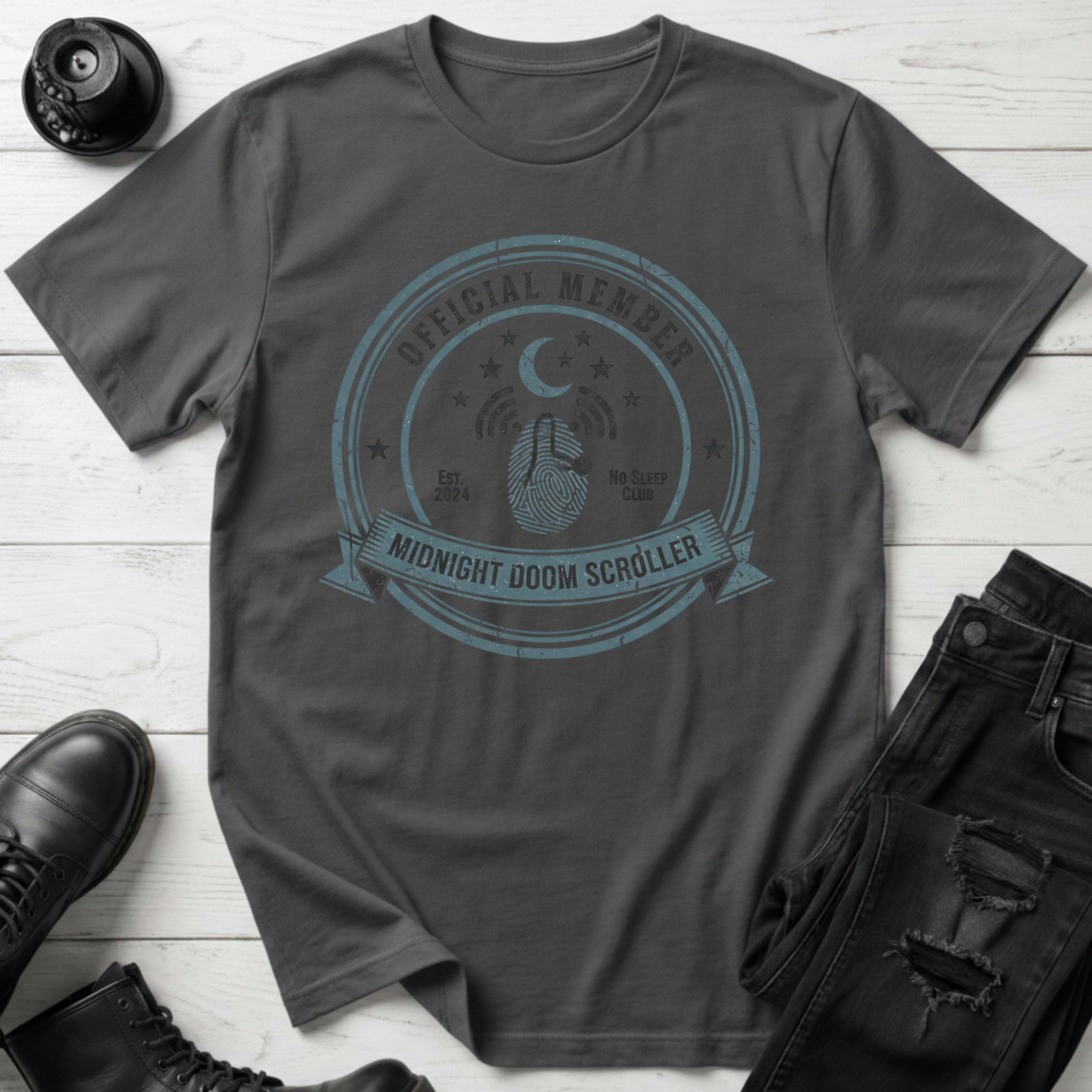 Midnight Doom Scroller Official Member T-Shirt