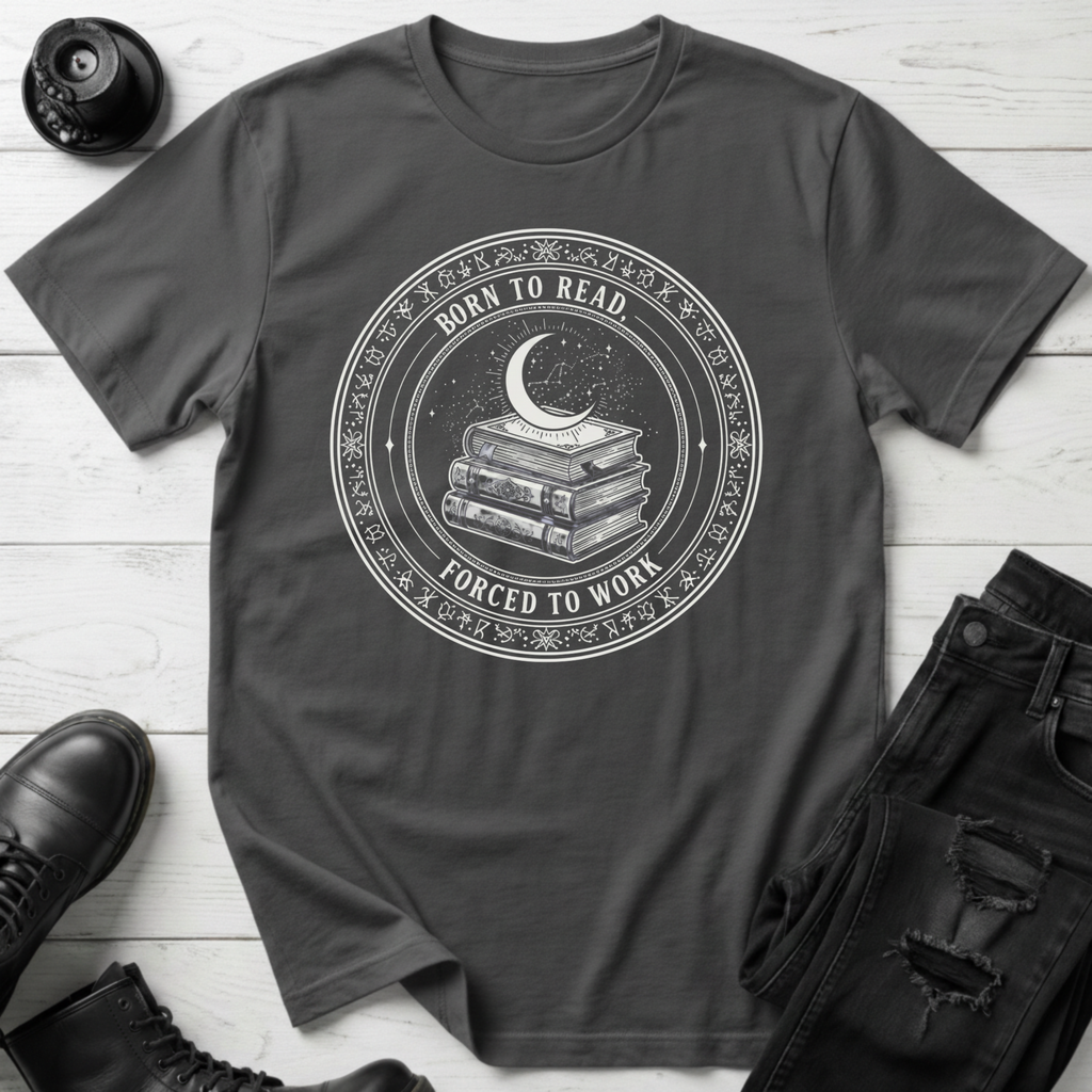 Born To Read, Forced To Work T-Shirt