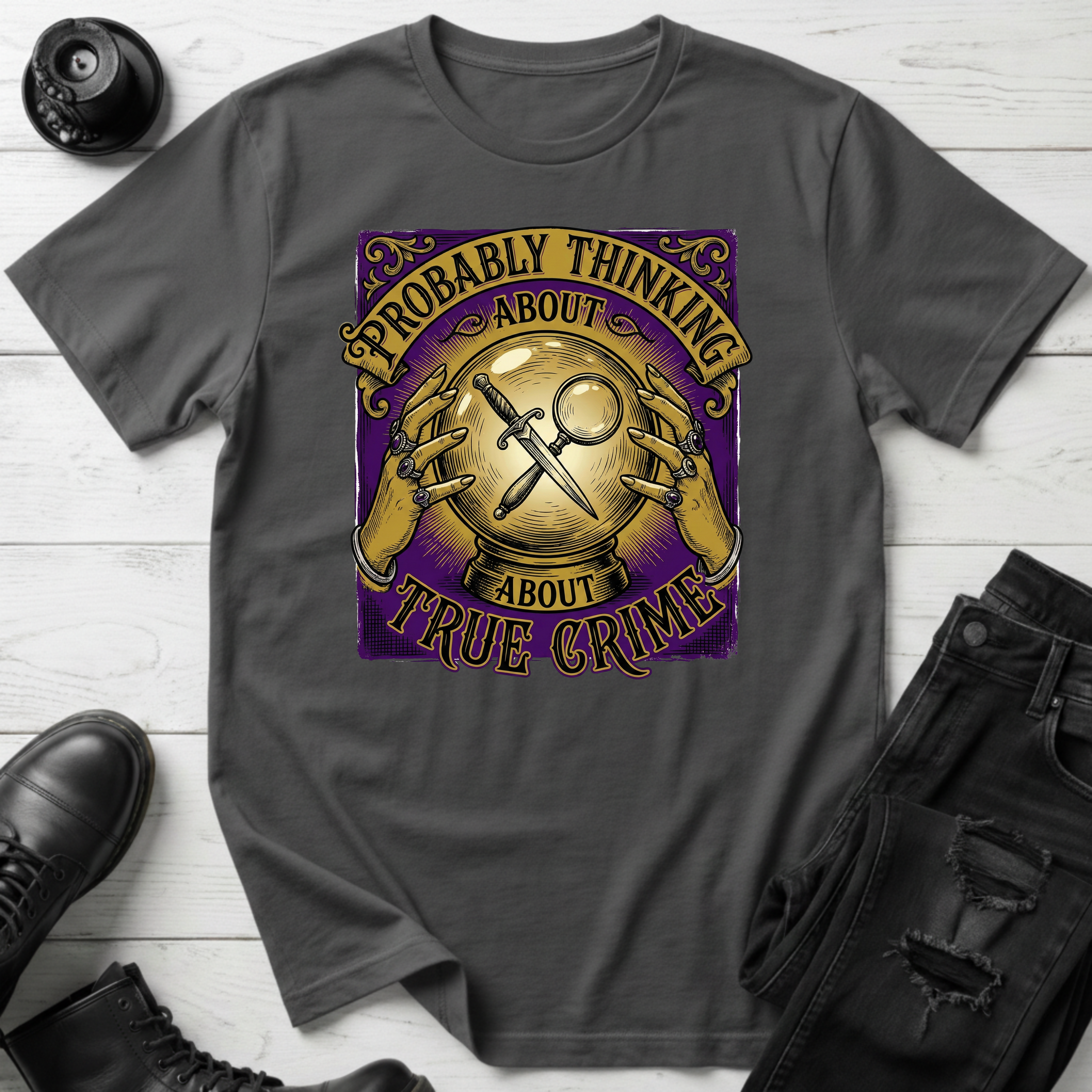 Crystal Ball, True Crime T-shirt
