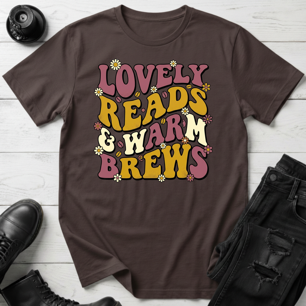 Lovely Reads & Warm Brews T-Shirt