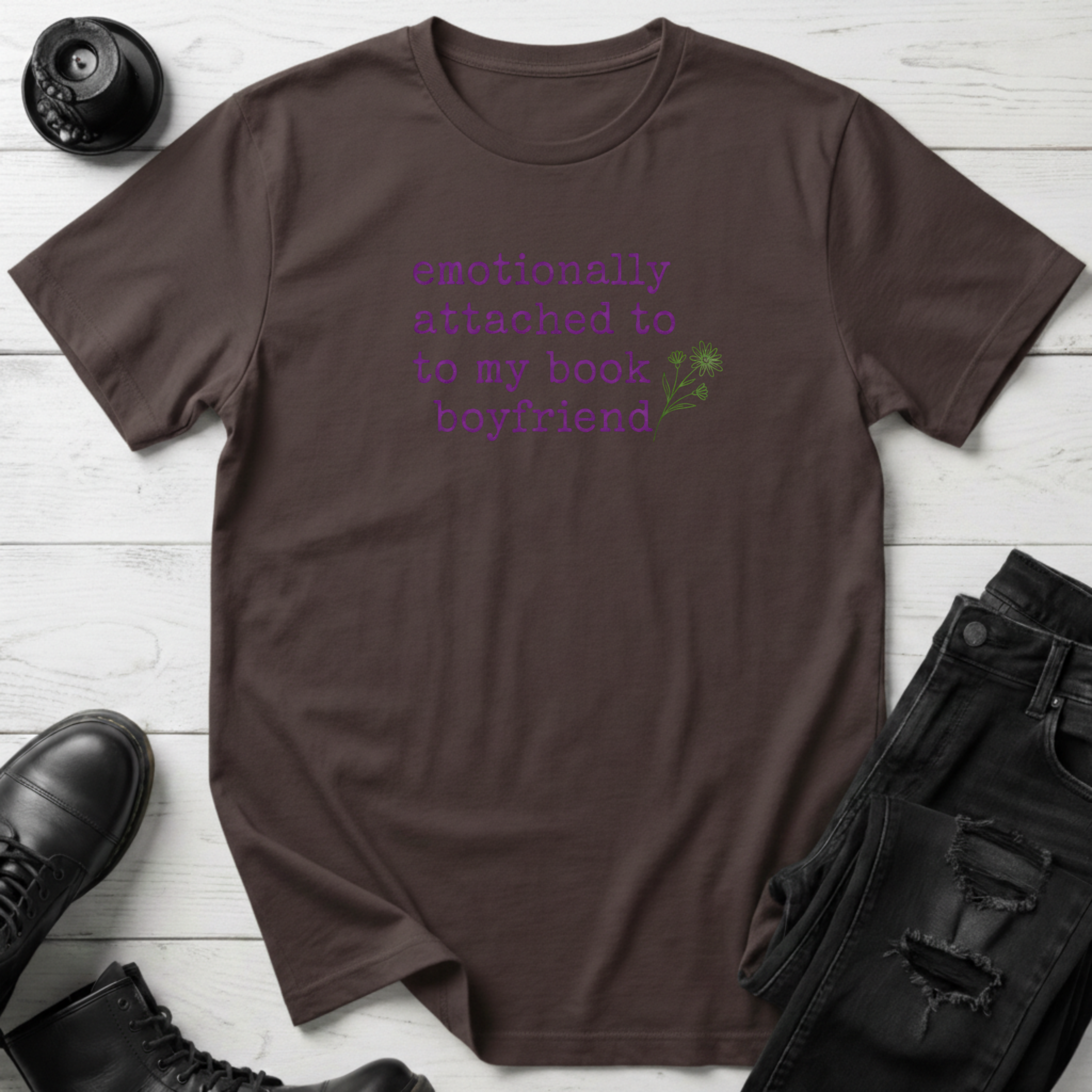 Emotionally Attached To My Book Boyfriend T-Shirt