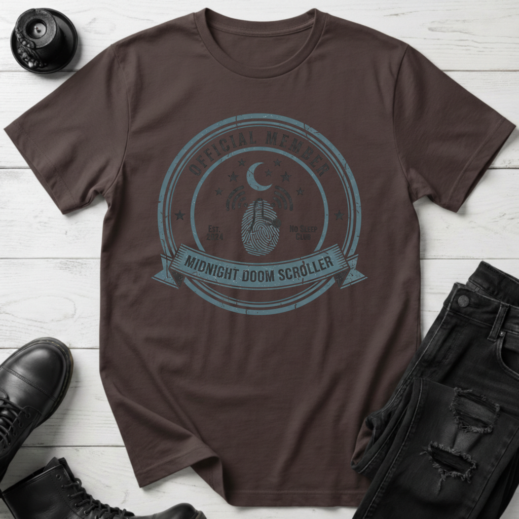 Midnight Doom Scroller Official Member T-Shirt