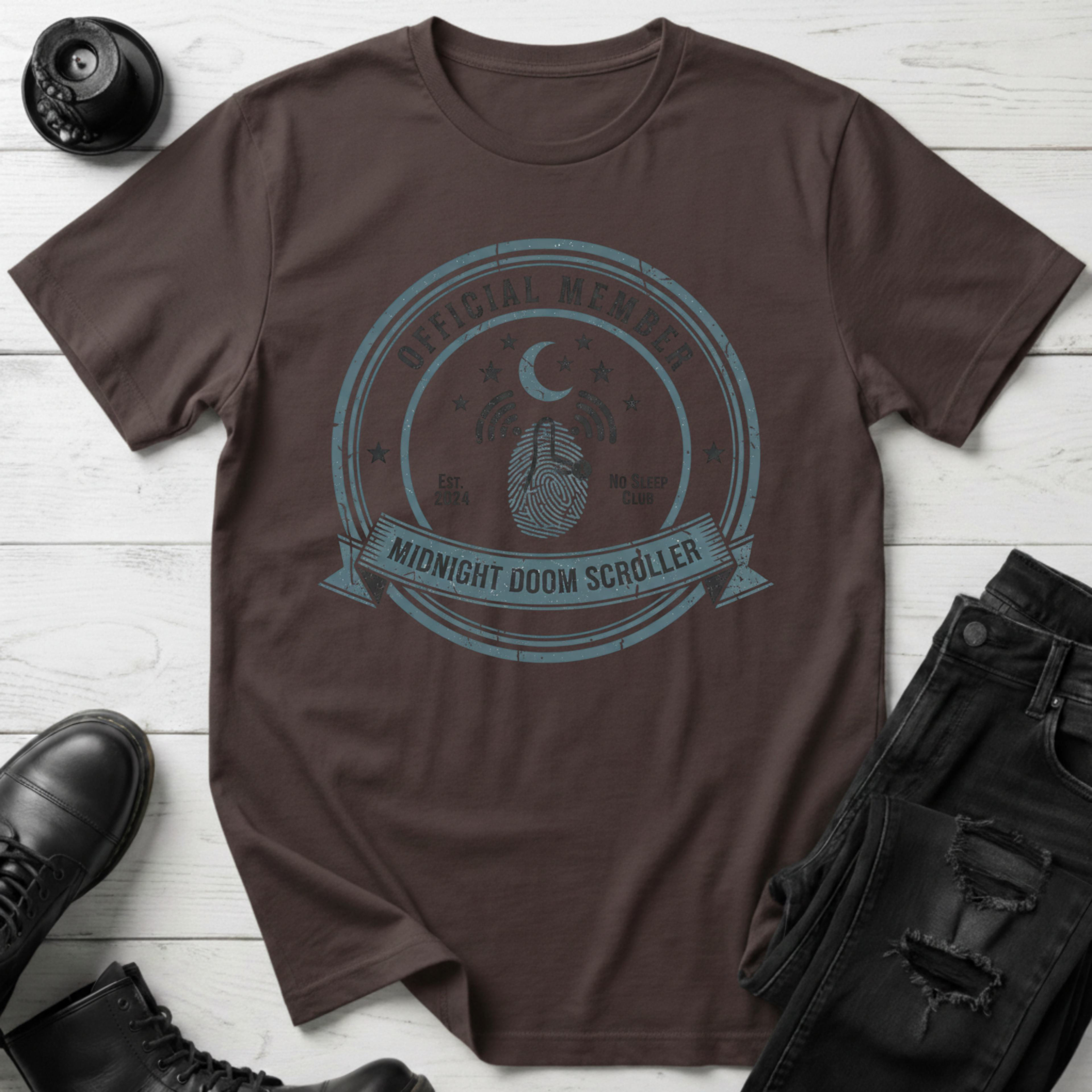 Midnight Doom Scroller Official Member T-Shirt
