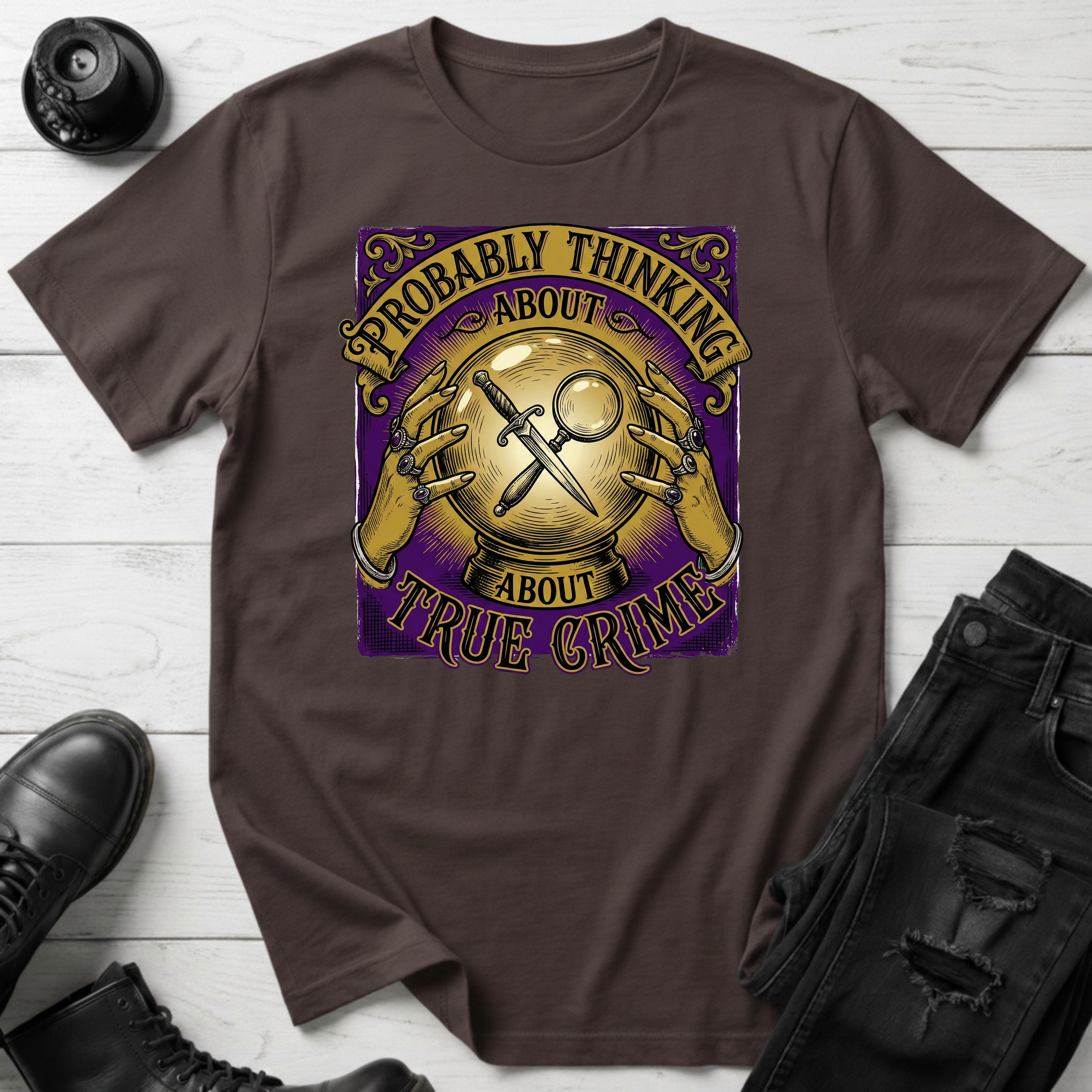 Crystal Ball, True Crime T-shirt