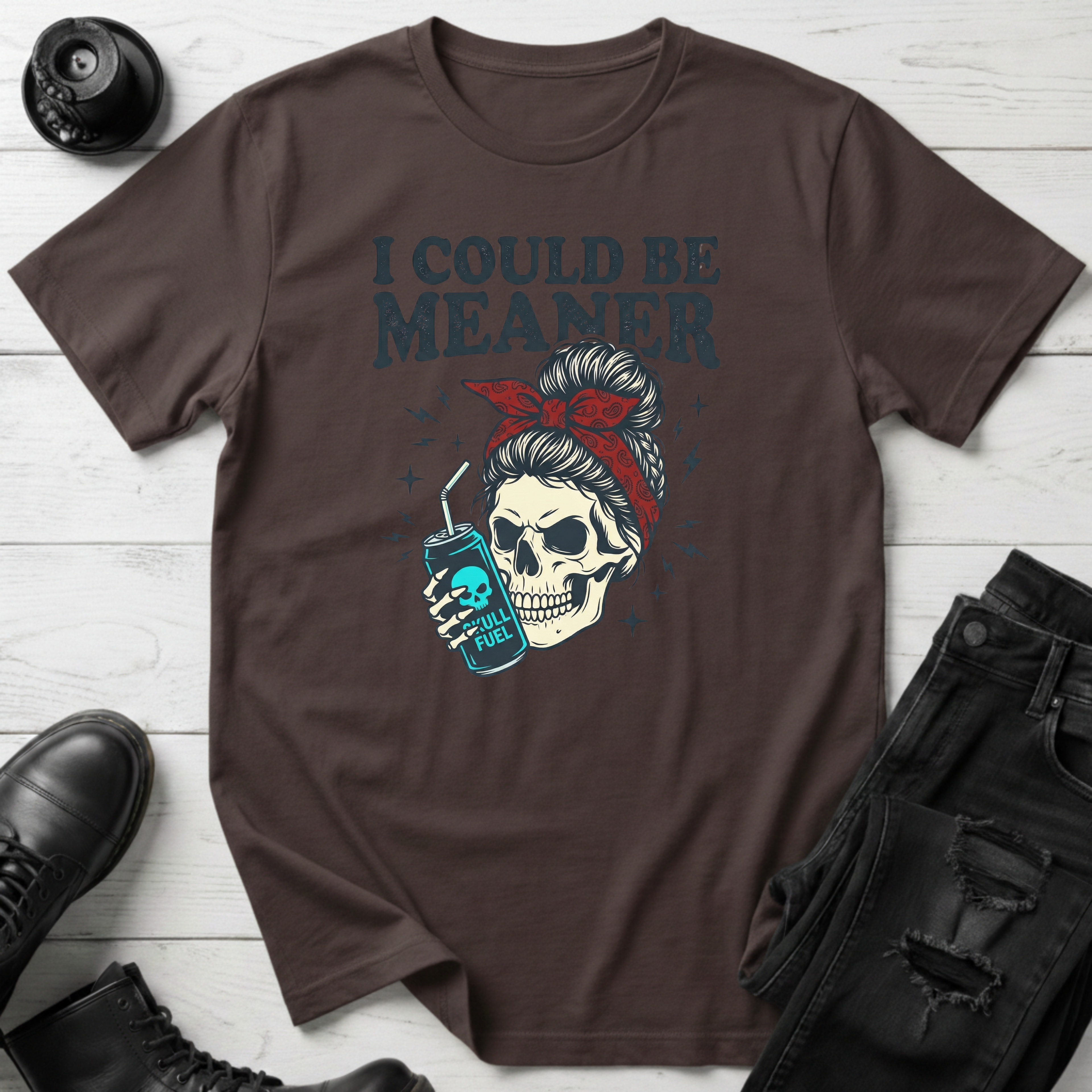I Could Be Meaner (Energy Drink) T-Shirt