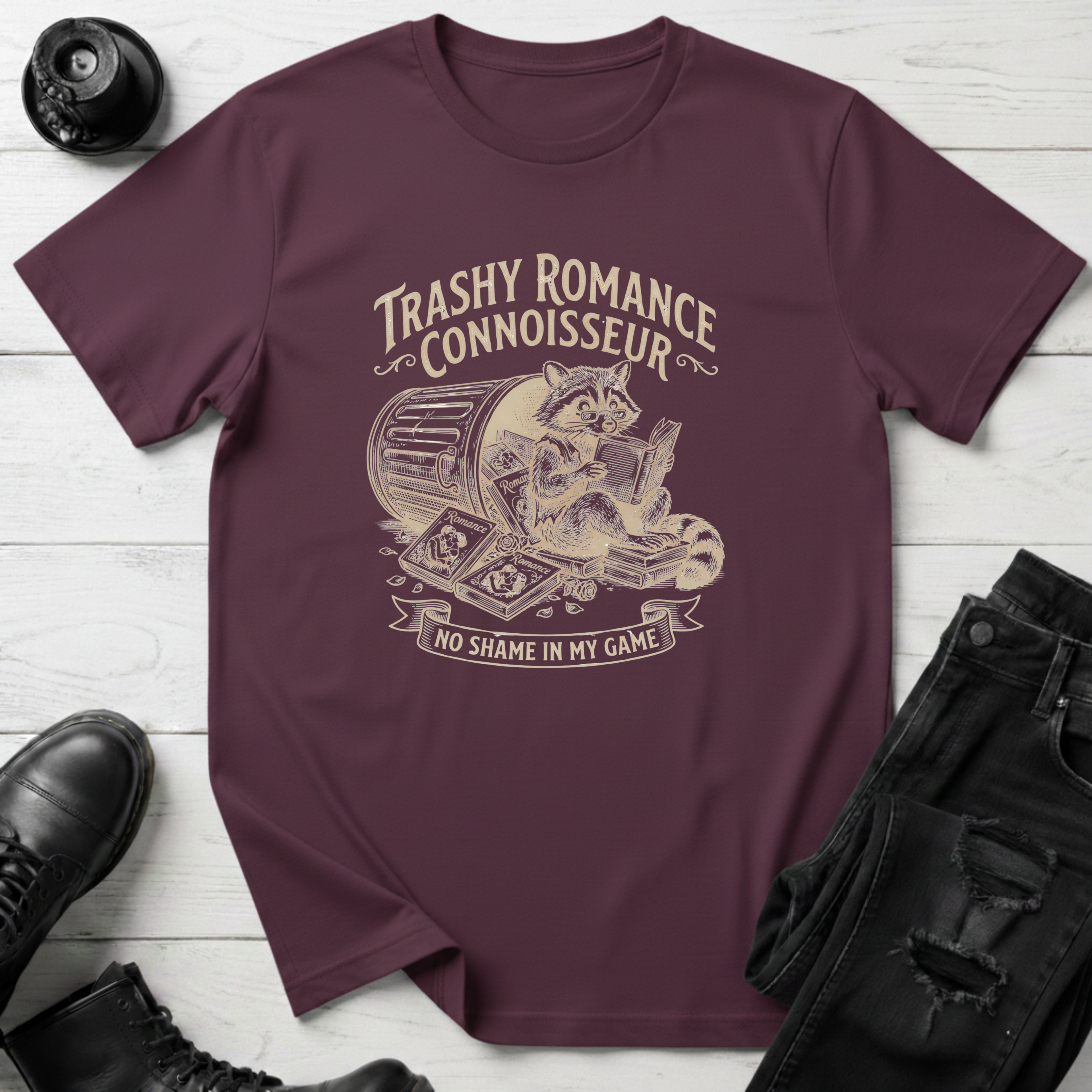 Trashy Romance Raccoon T-Shirt