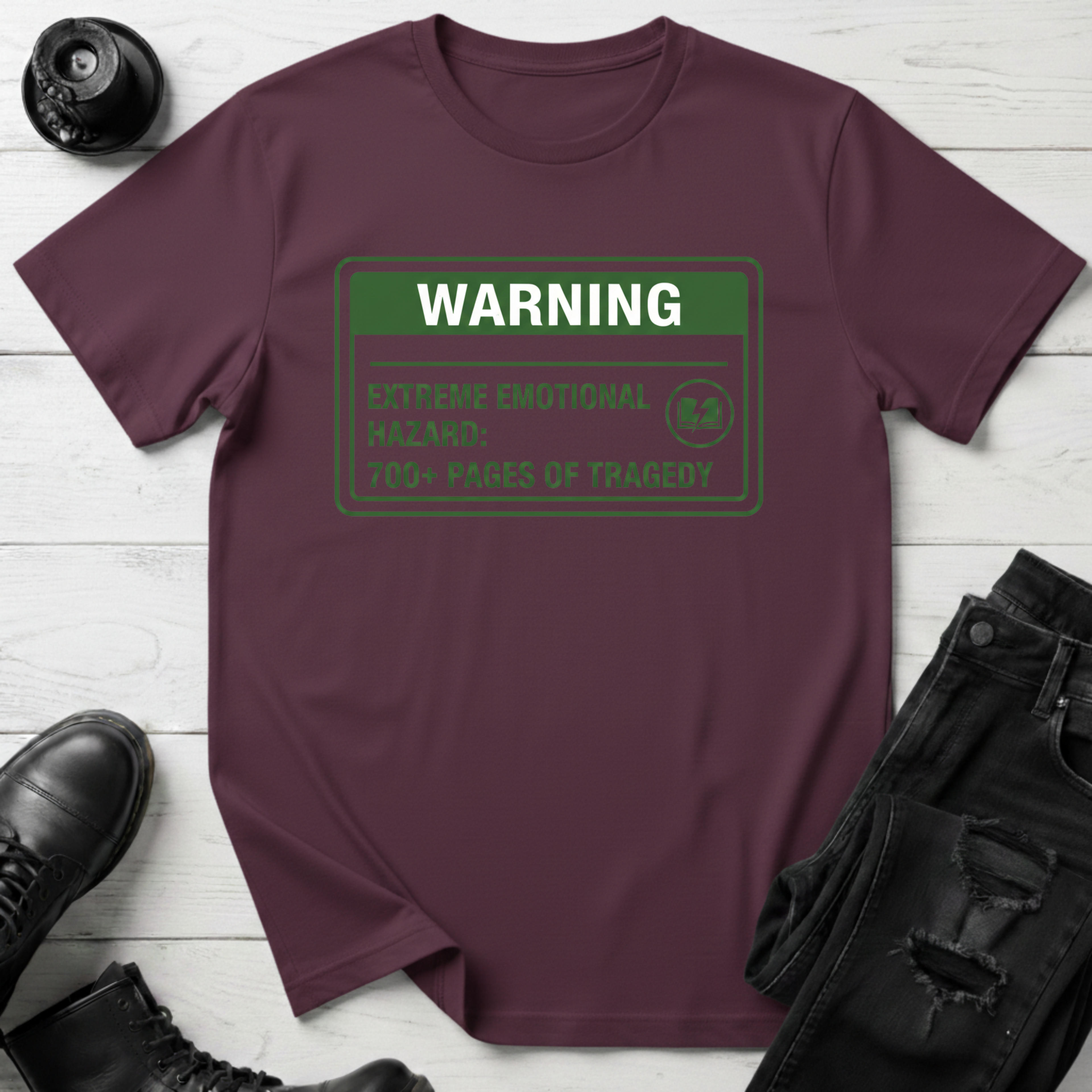 Warning: Extreme Emotional Hazard T-shirt