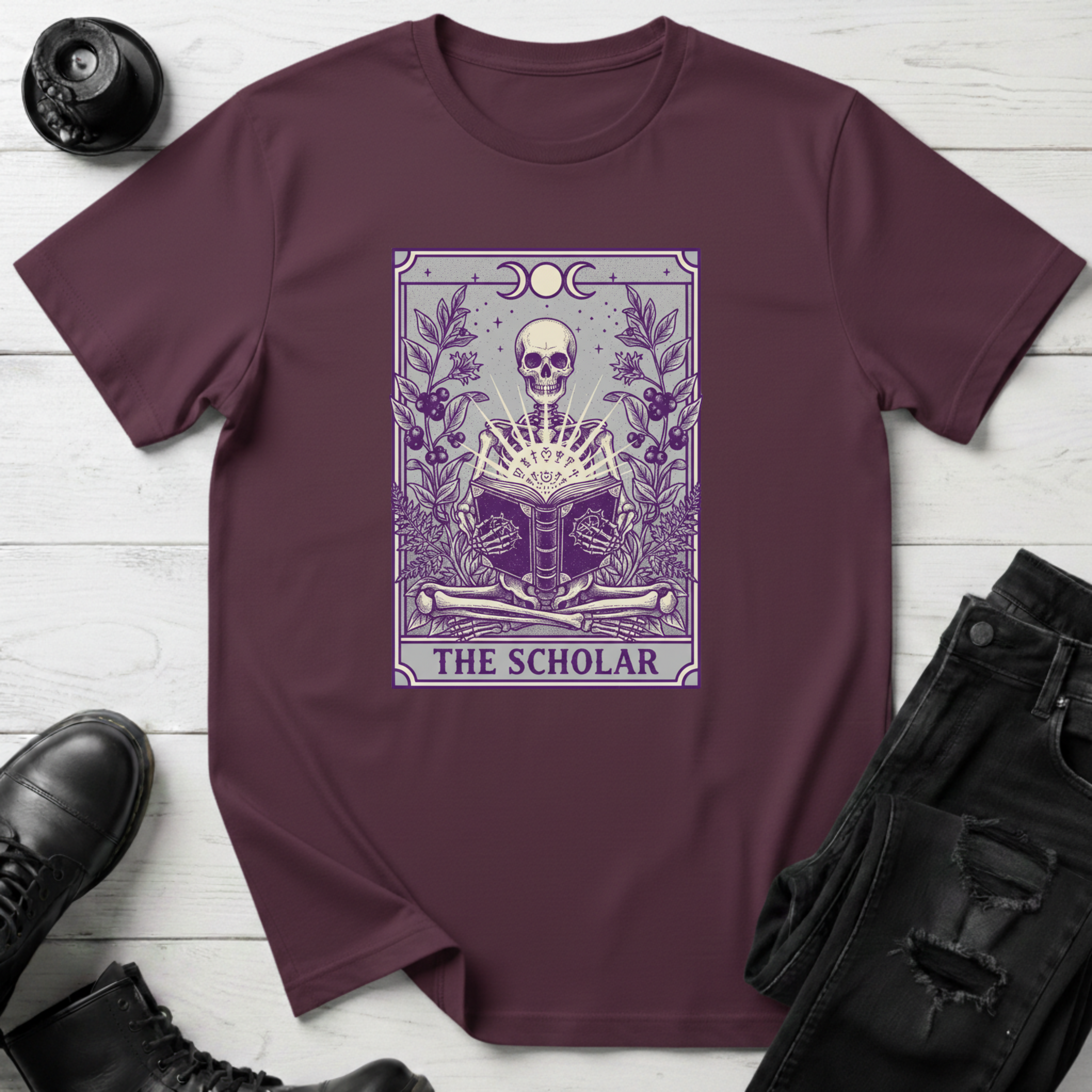 The Scholar Bookish Tarot T-Shirt
