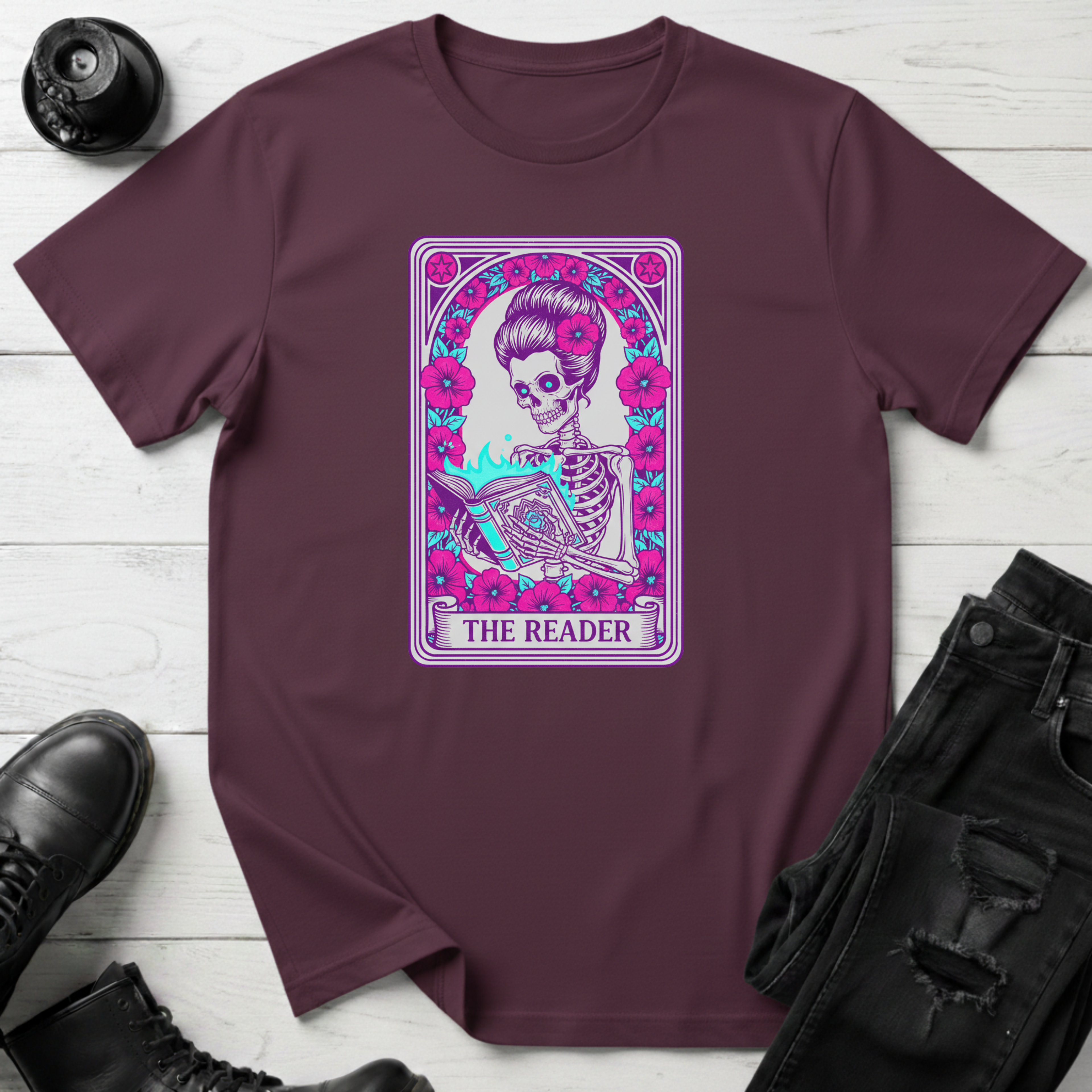 The Reader Bookish Tarot T-Shirt