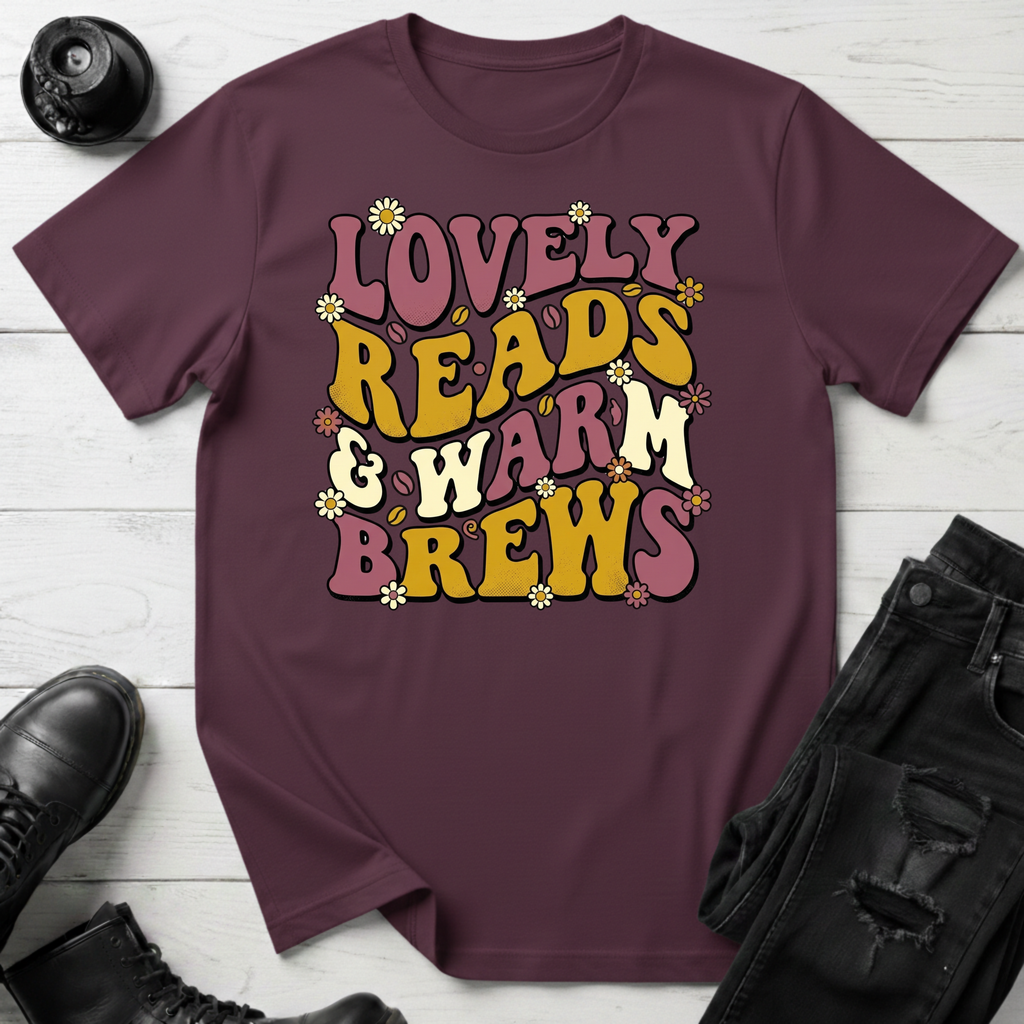 Lovely Reads & Warm Brews T-Shirt