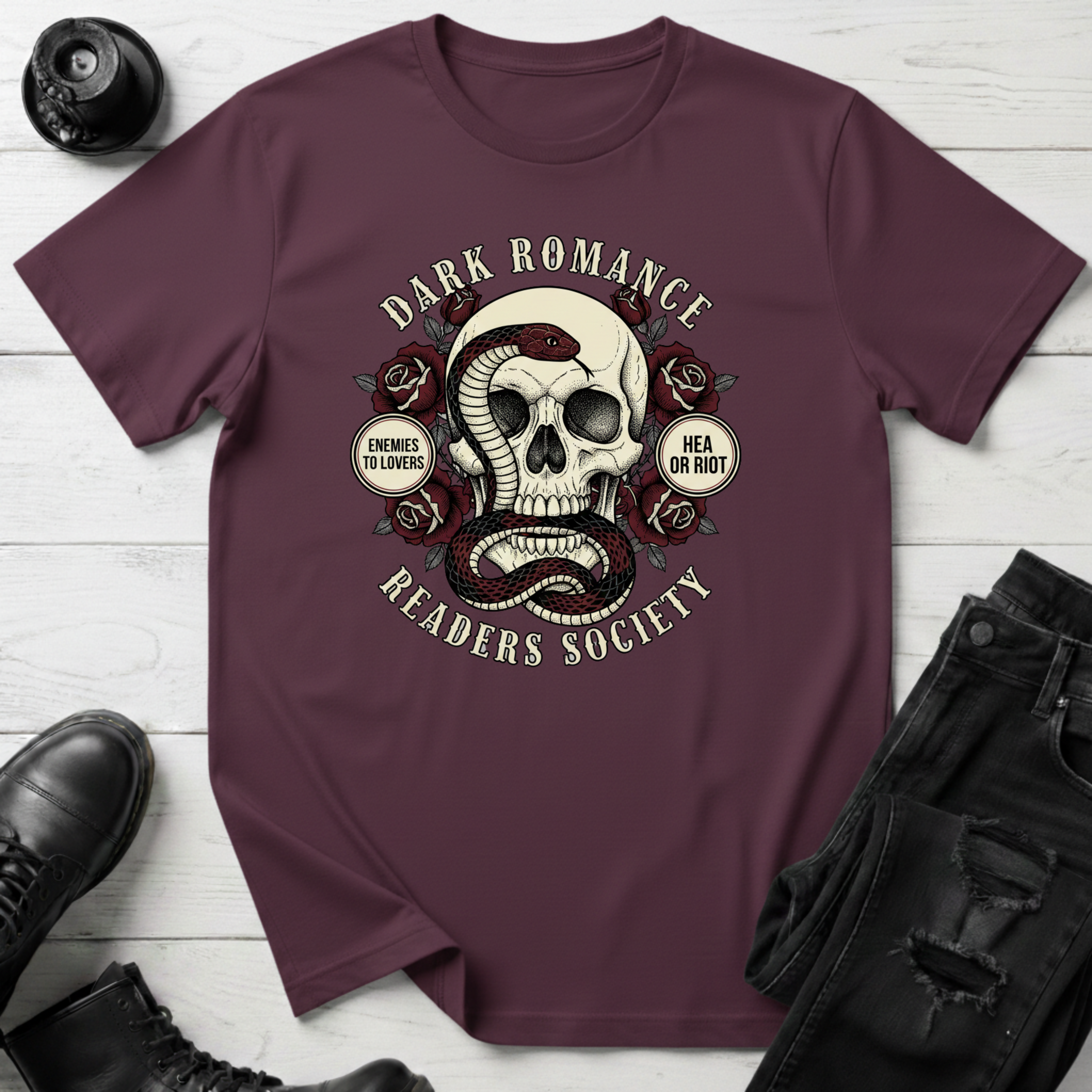 Dark Romance Readers Society T-Shirt