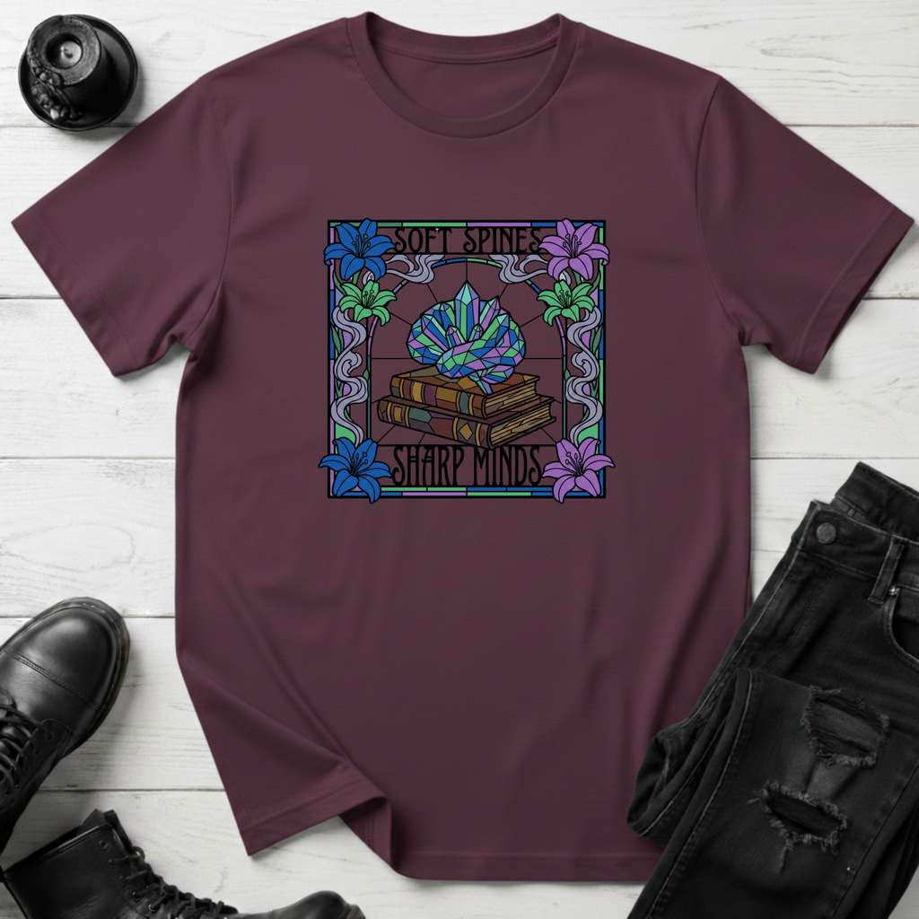Soft Spine Sharp Minds T-Shirt