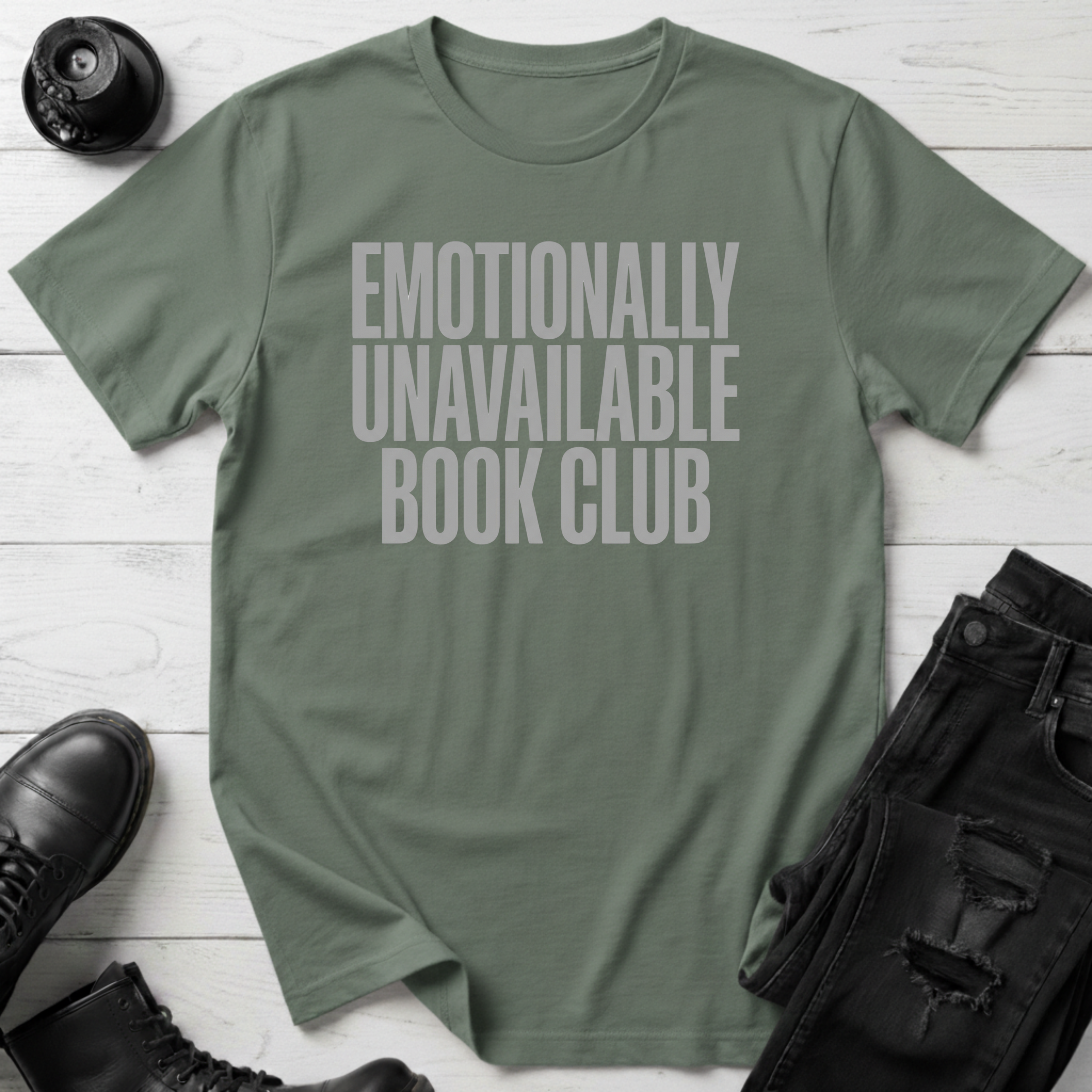 Emotionally Unavailable Book Club T-Shirt