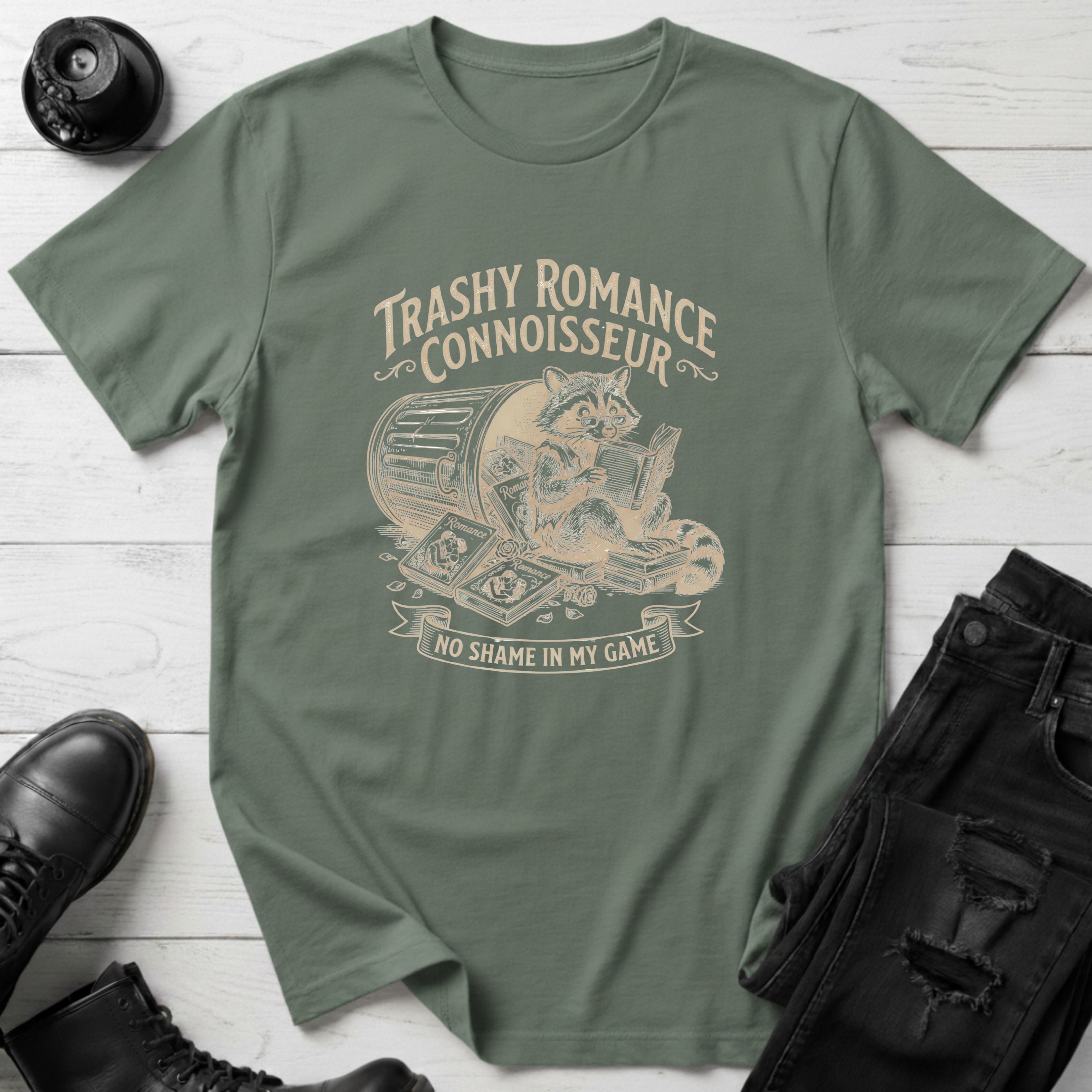 Trashy Romance Raccoon T-Shirt