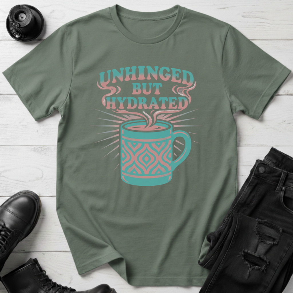 Unhinged But Hydrated Coffee Mug T-Shirt